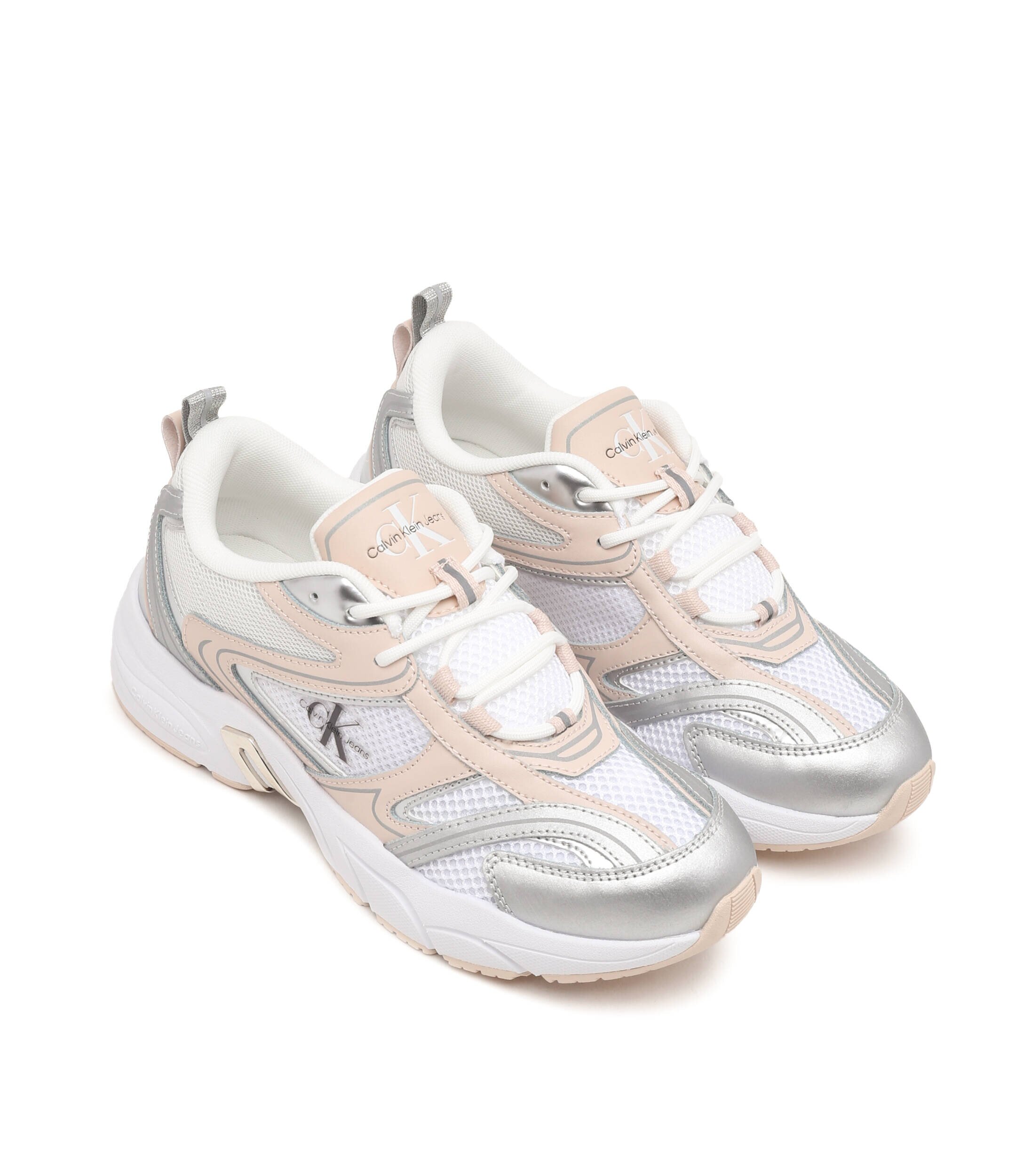 Calvin Klein Jeans Sneakers Retro Tennis cu adaos de piele