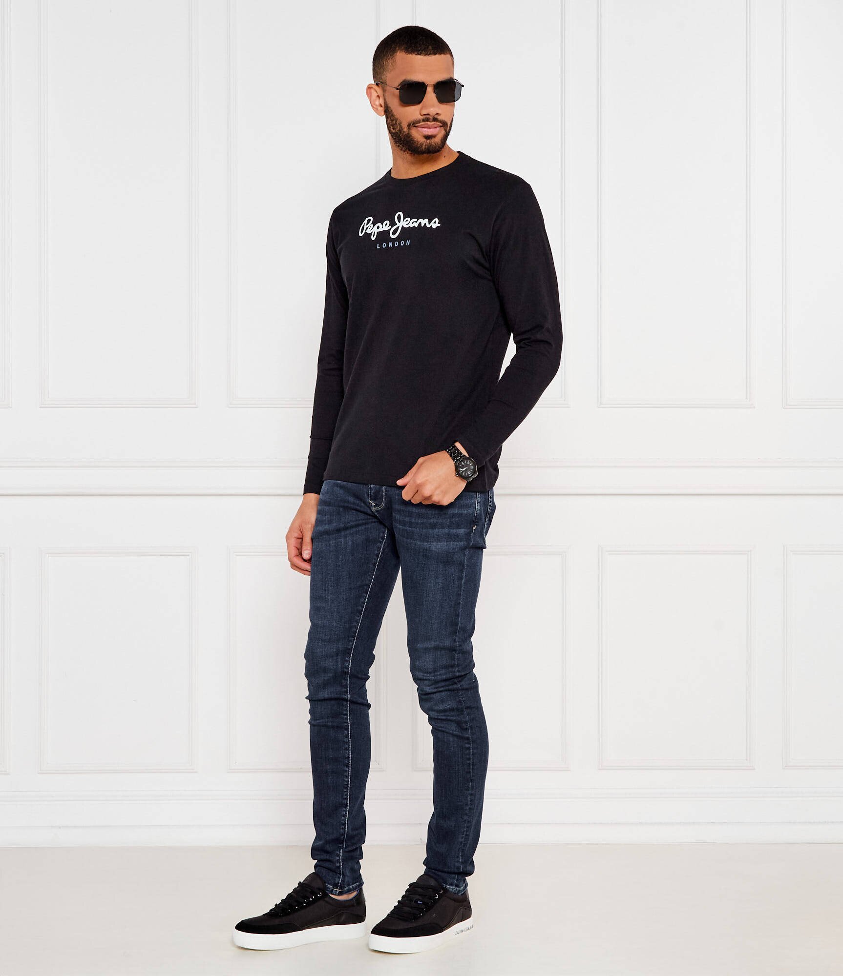 Calvin Klein Jeans Teniși | piele întoarsă