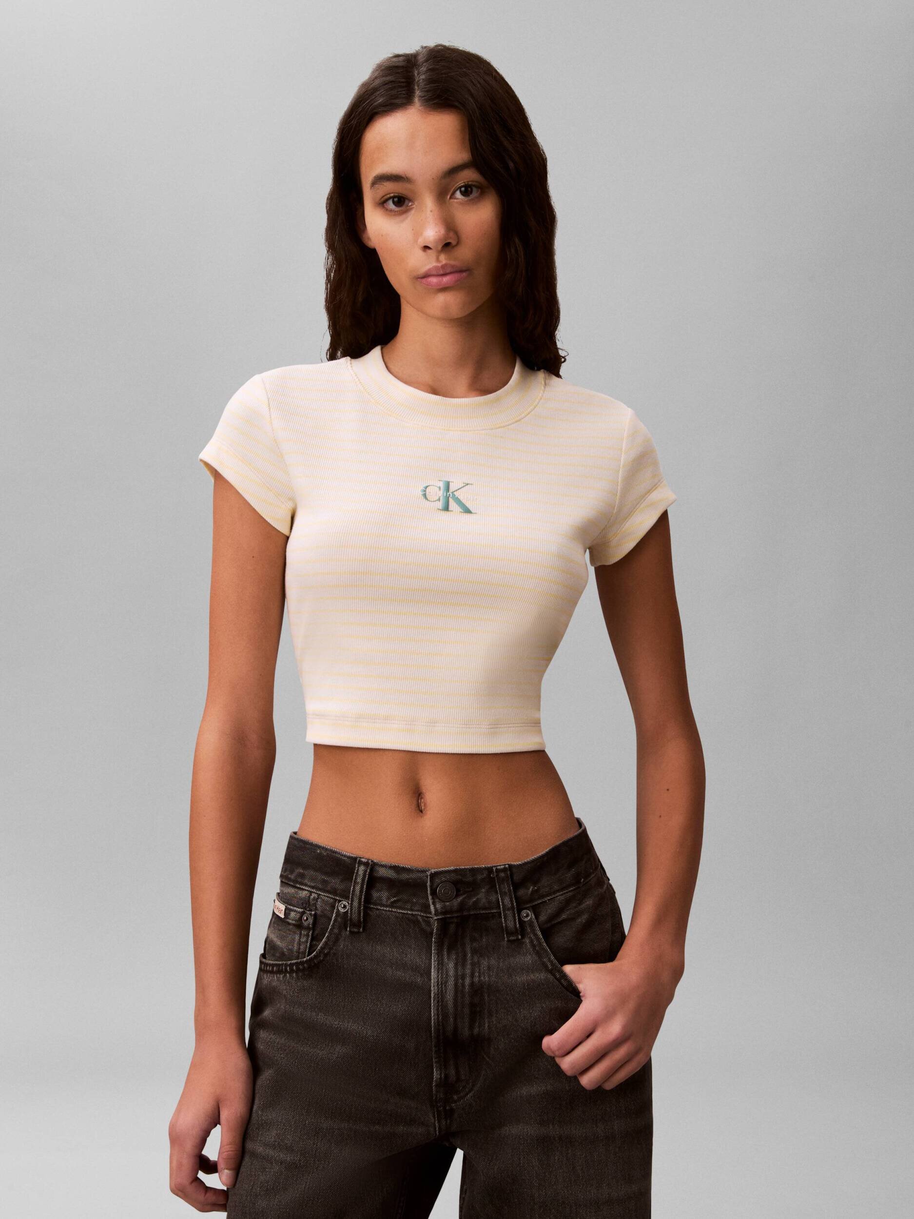 Calvin Klein Jeans Tricou BABY | Cropped Fit