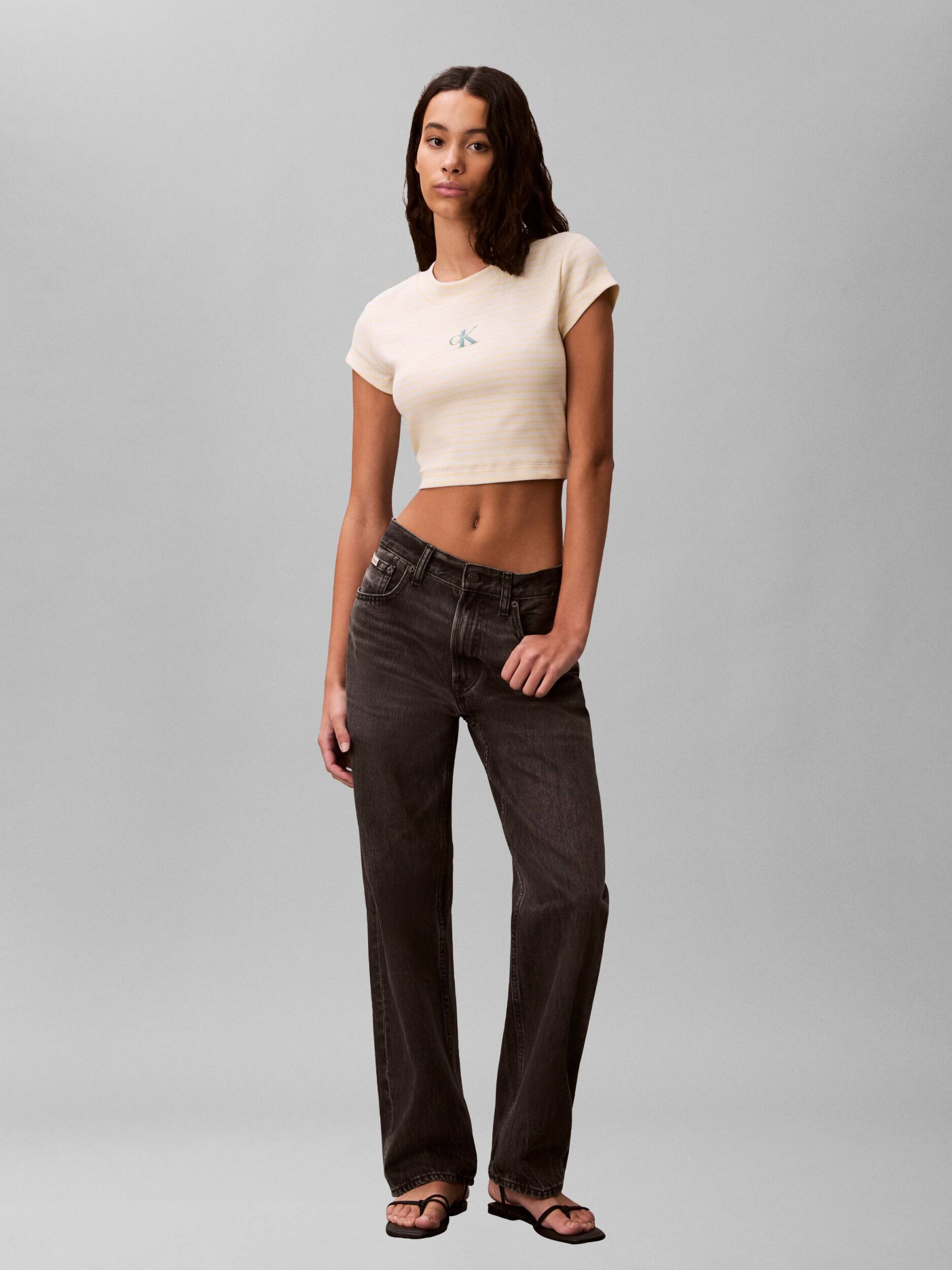 Calvin Klein Jeans Tricou BABY | Cropped Fit