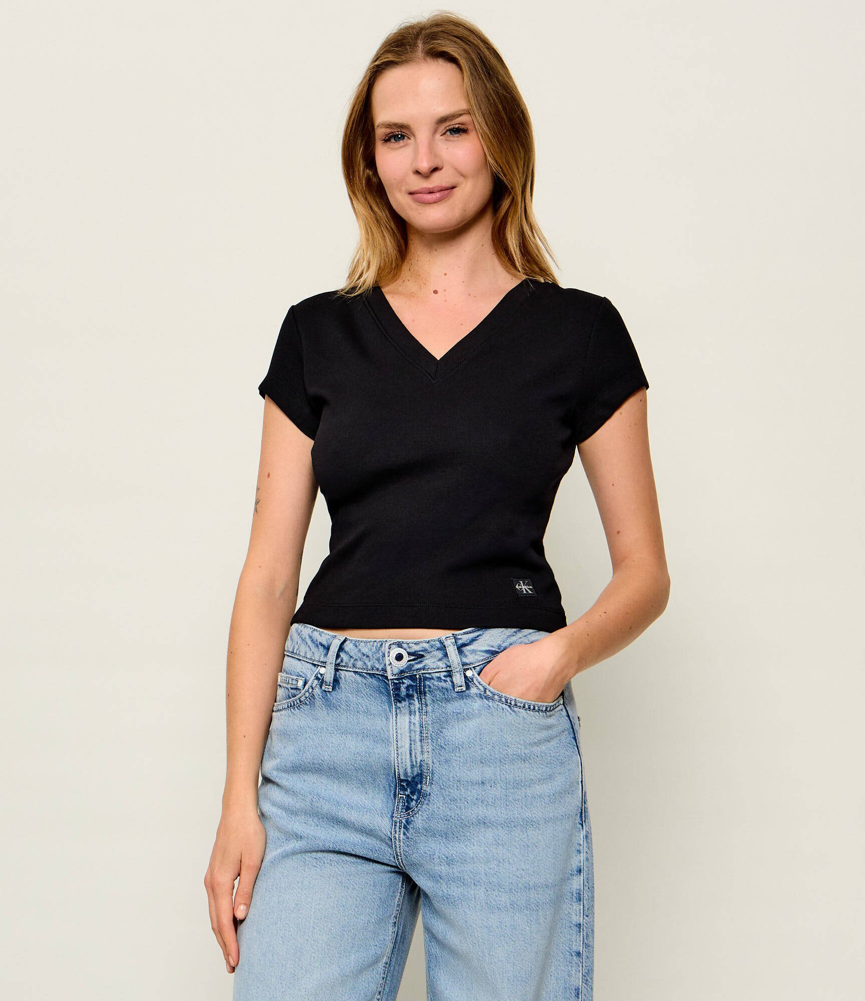 Calvin Klein Jeans Tricou | Cropped Fit