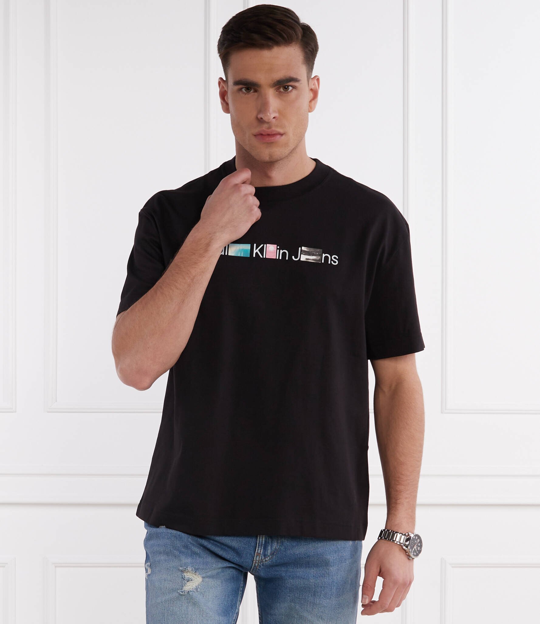 Calvin Klein Jeans Tricou PHOTOPRINT INSTITUTIONAL | Relaxed fit