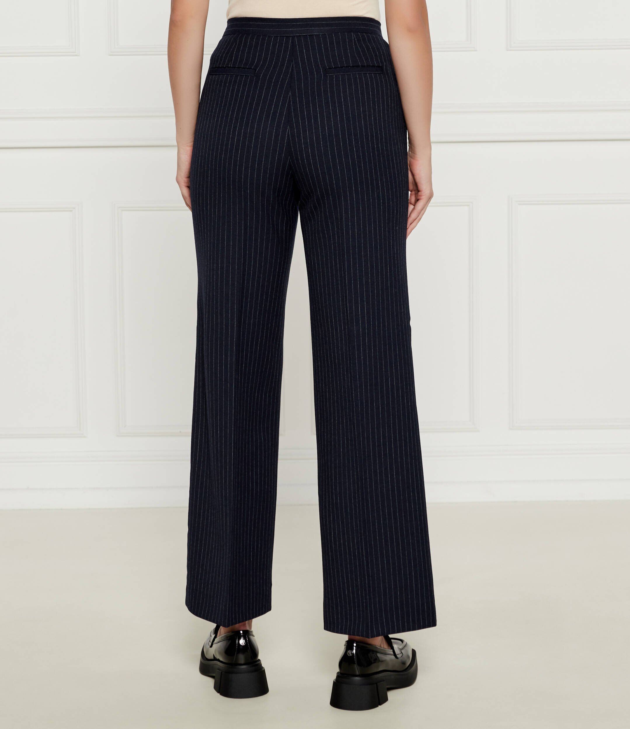 Calvin Klein Pantaloni | flare fit cu adaos de lână