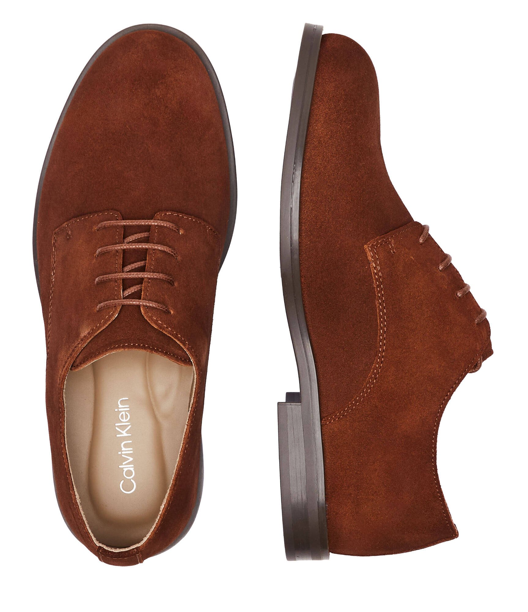 Calvin Klein Pantofi derby | piele întoarsă