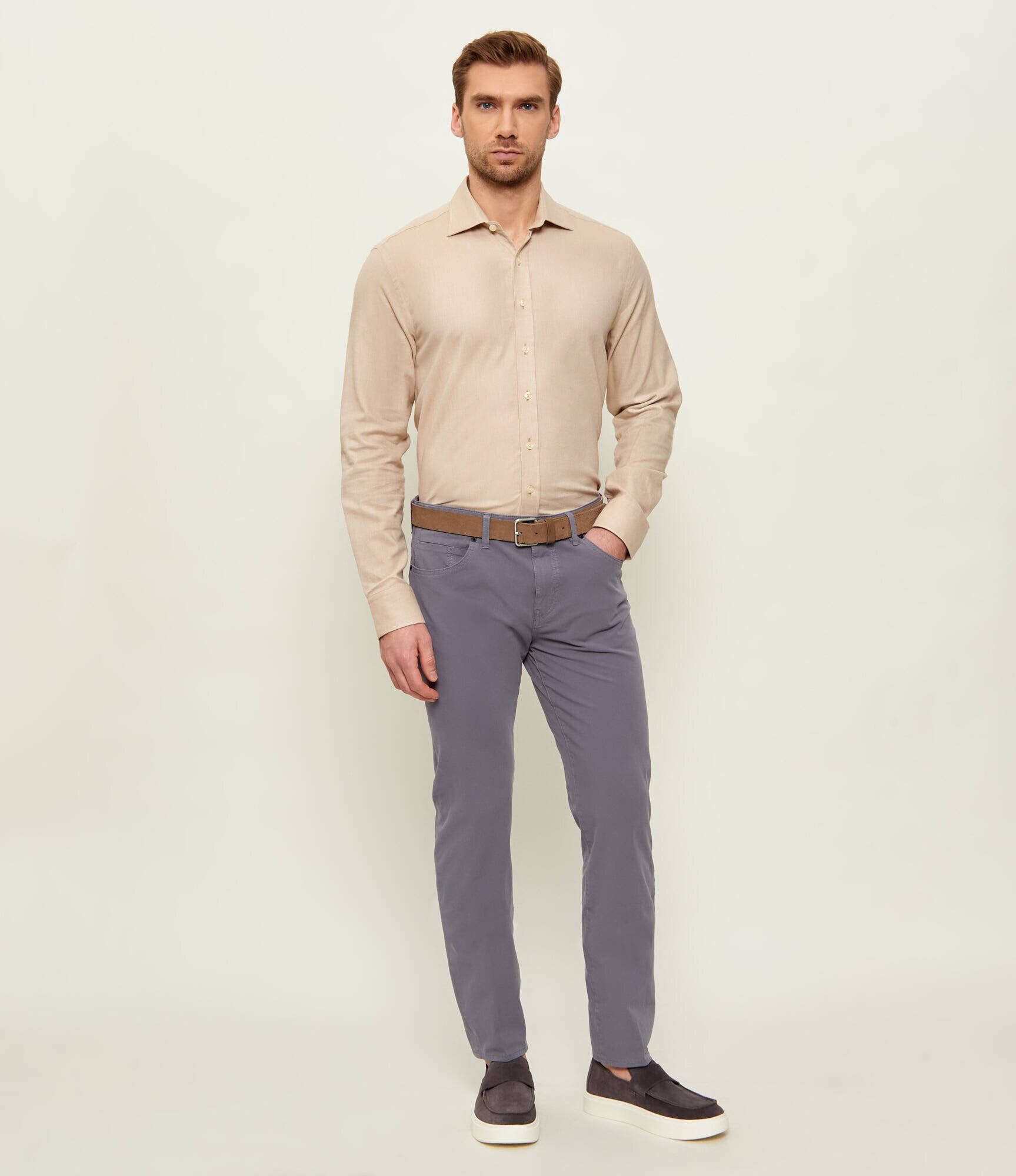 Calvin Klein Pantofi loafer | piele întoarsă