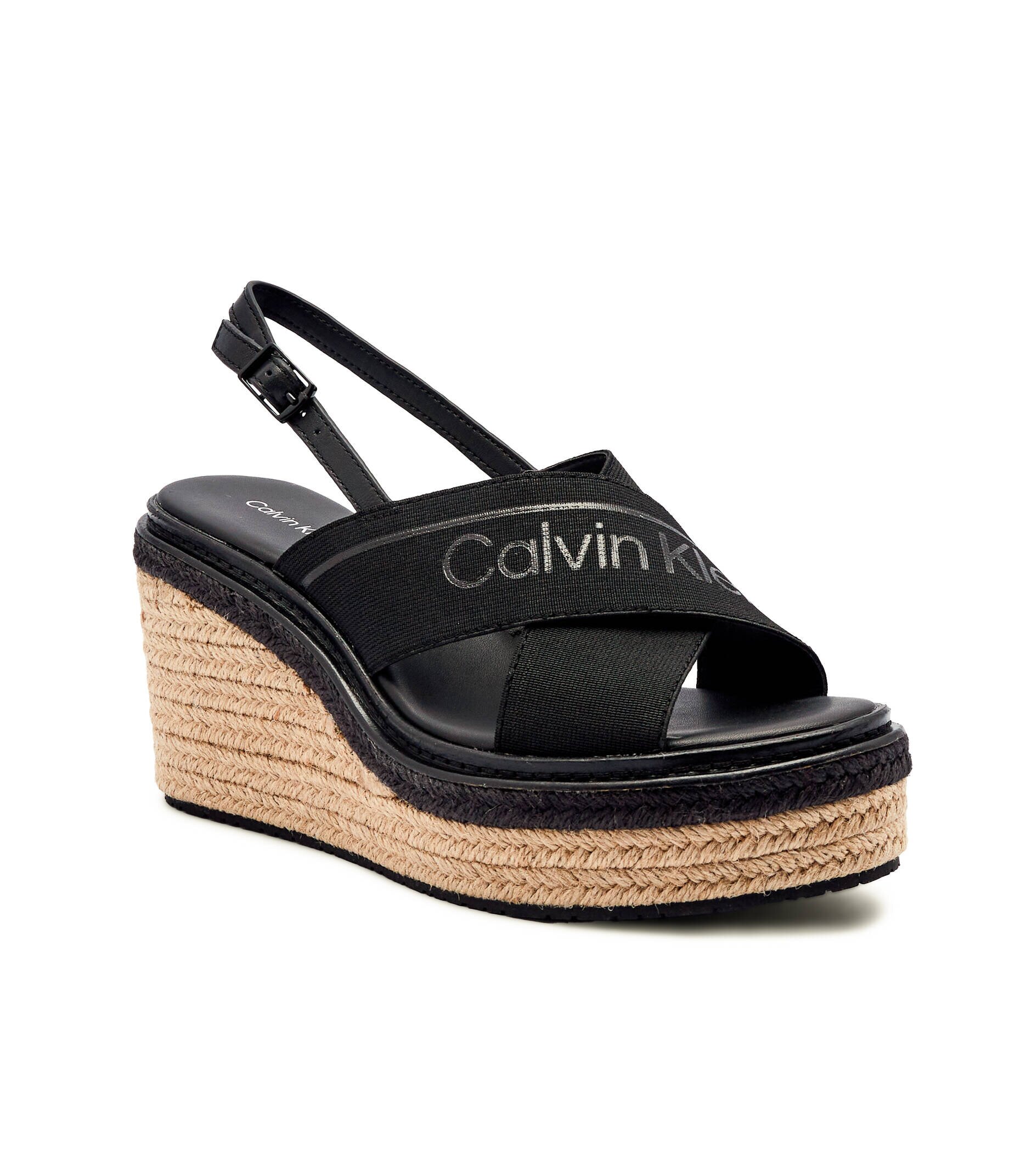 Calvin Klein Platforme cu adaos de piele