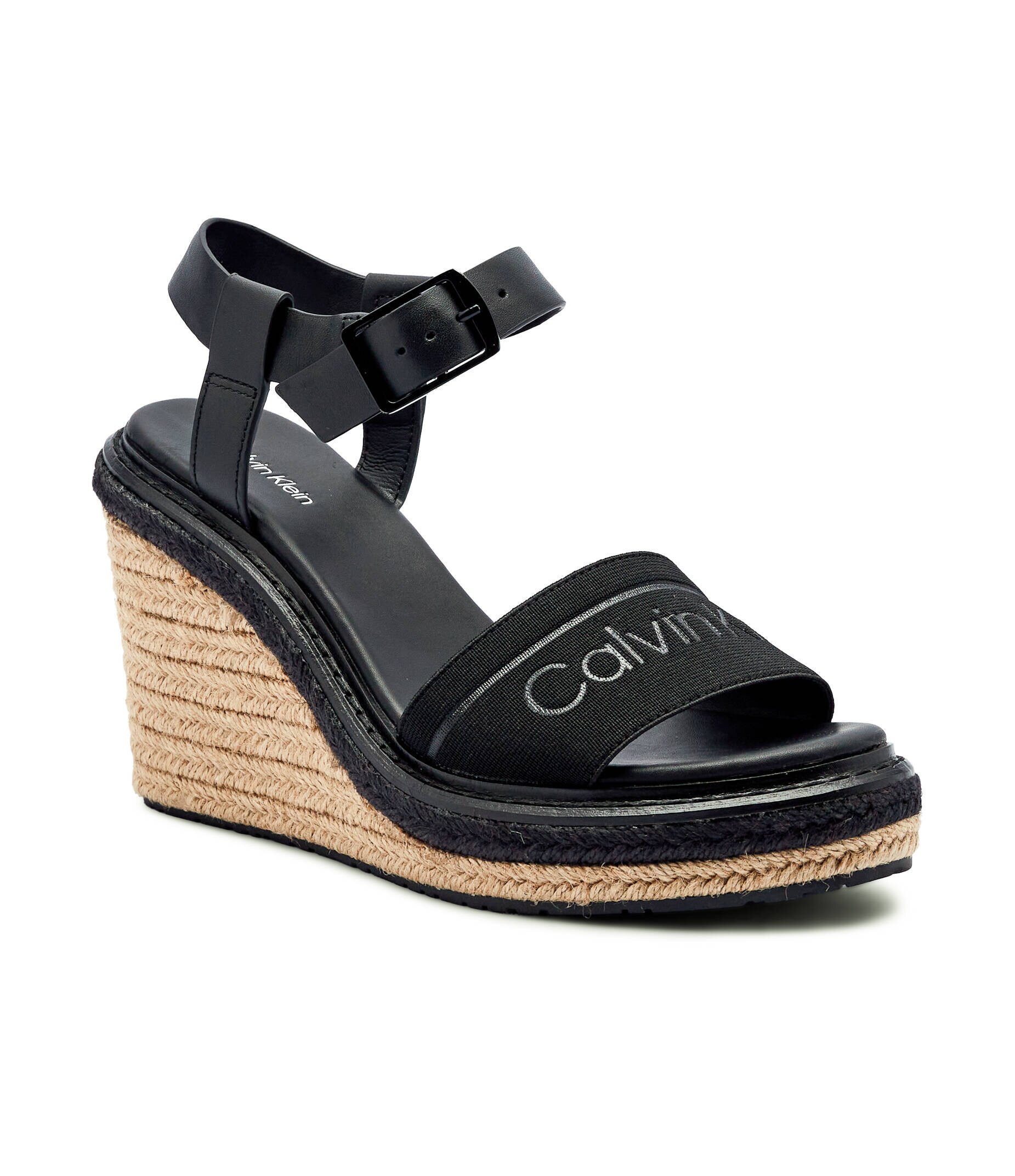 Calvin Klein Platforme cu adaos de piele