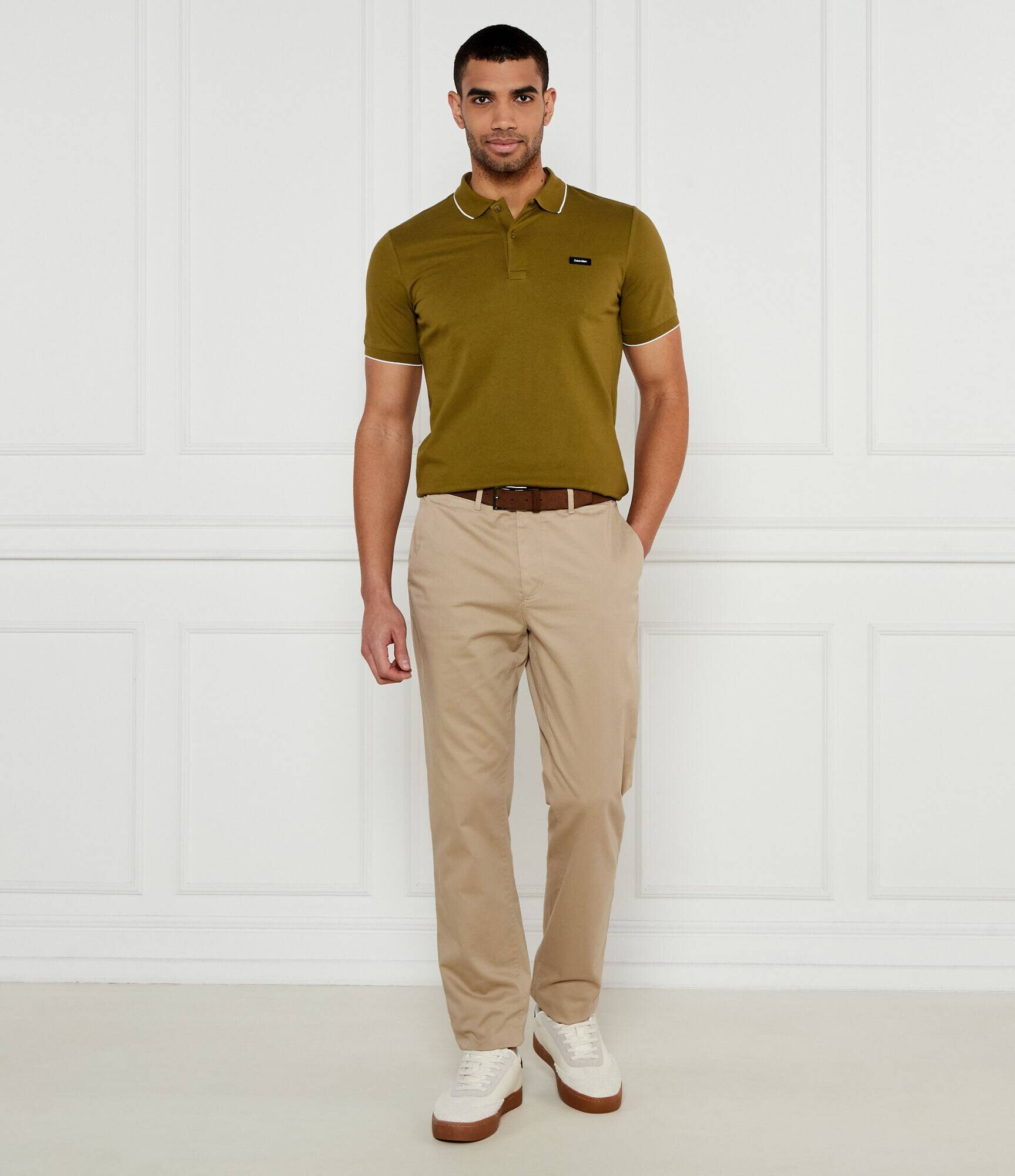 Calvin Klein Polo | Slim Fit | stretch pique