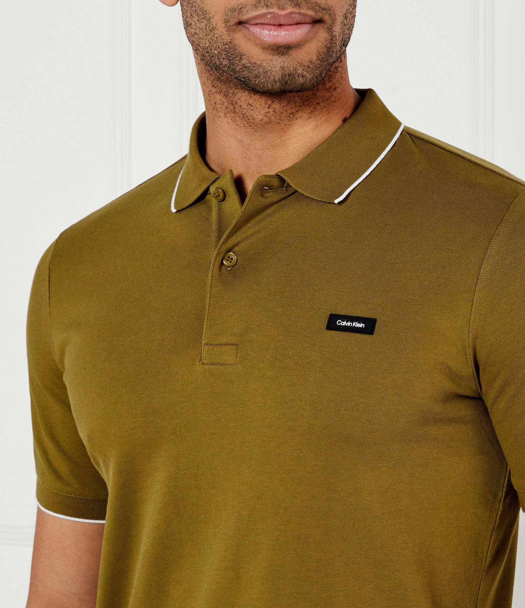 Calvin Klein Polo | Slim Fit | stretch pique