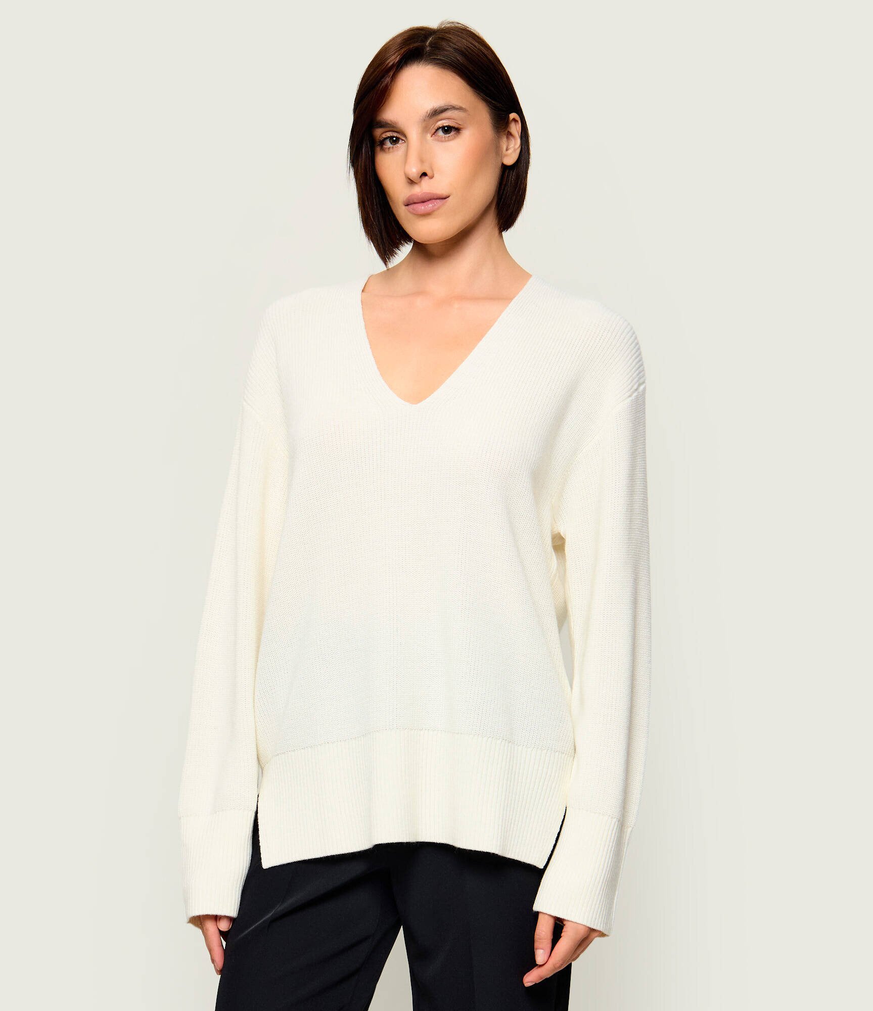Calvin Klein Pulover | Loose fit cu adaos de lână