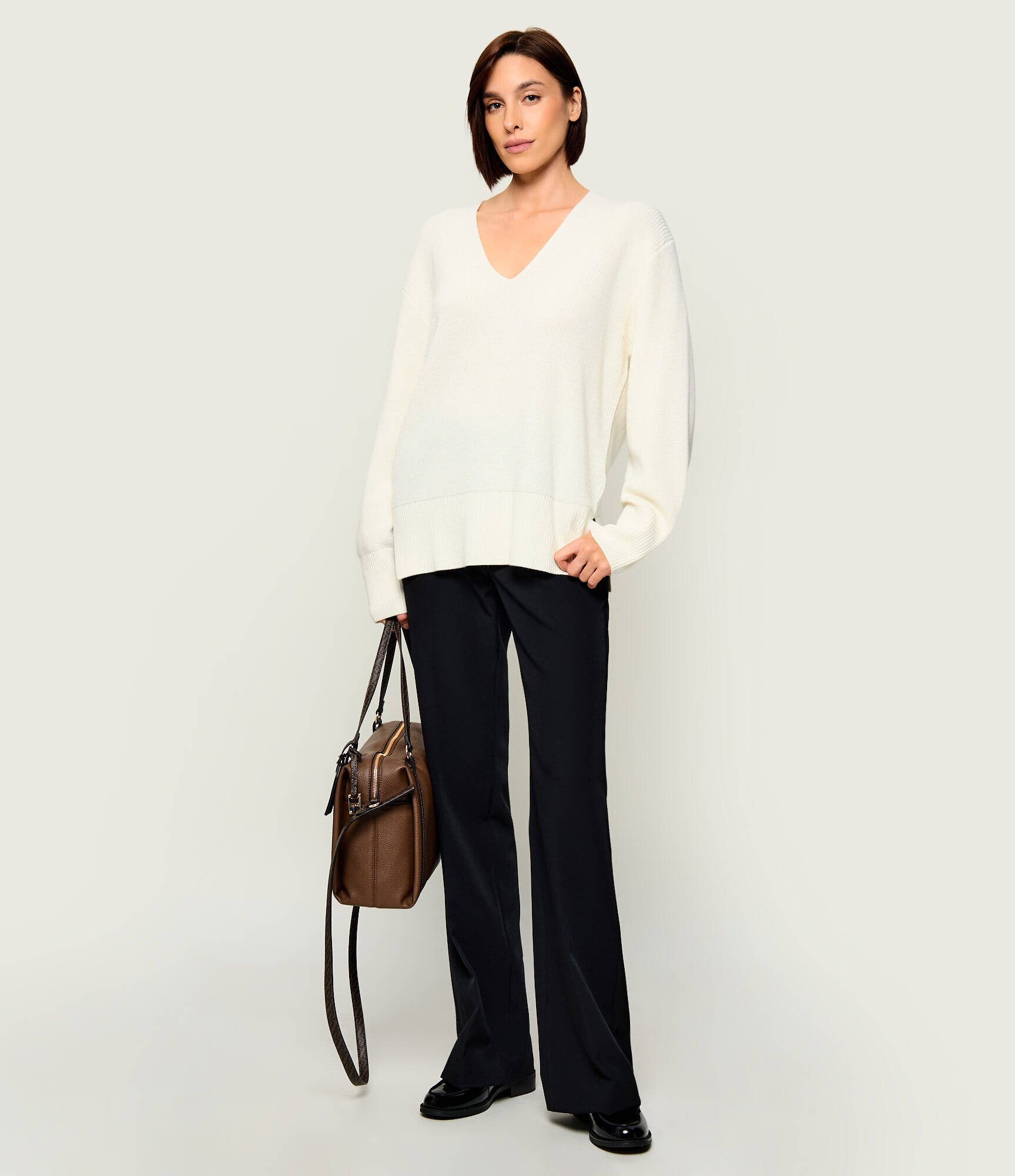Calvin Klein Pulover | Loose fit cu adaos de lână