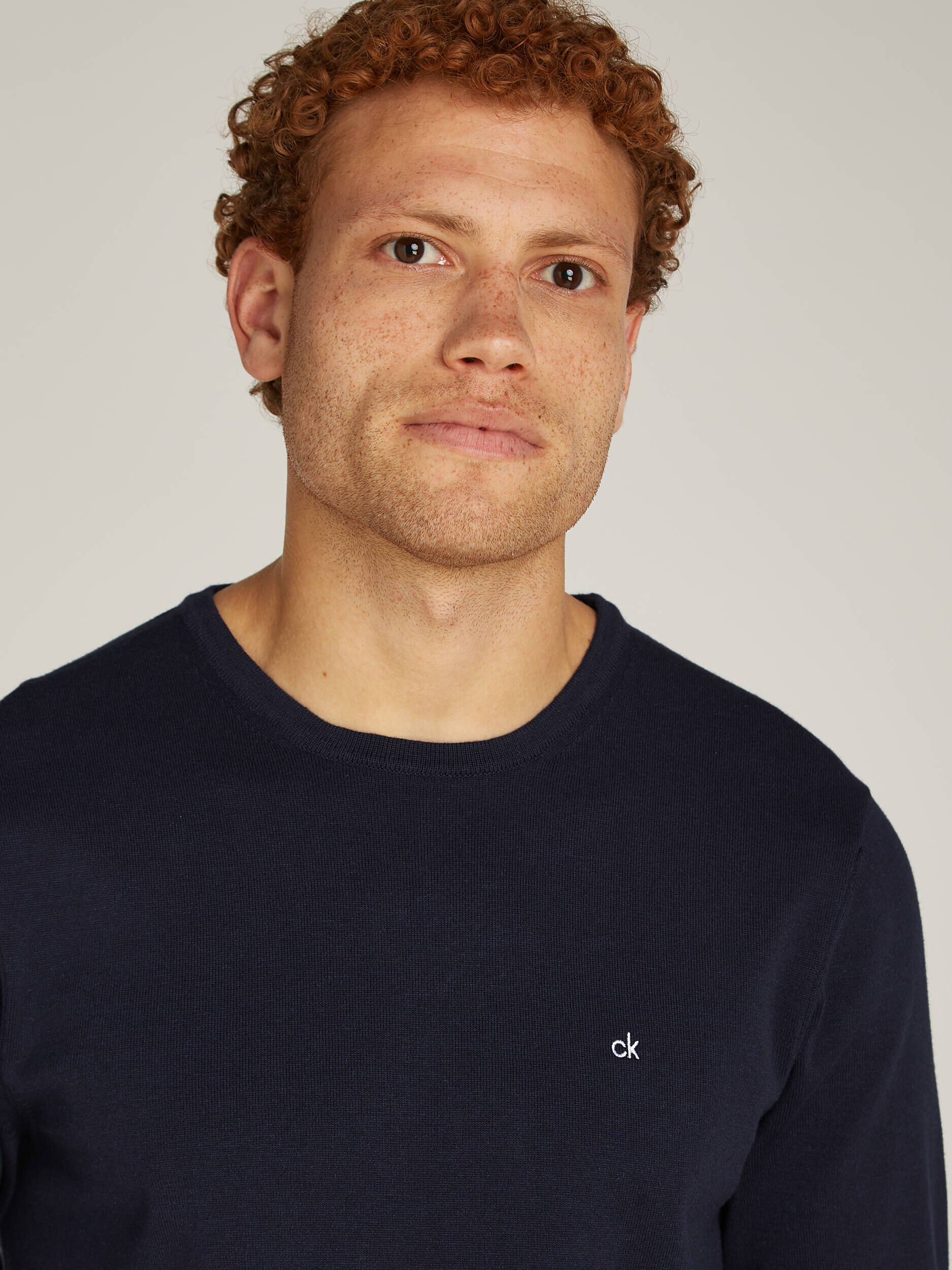 Calvin Klein Pulover | Regular Fit cu adaos de mătase