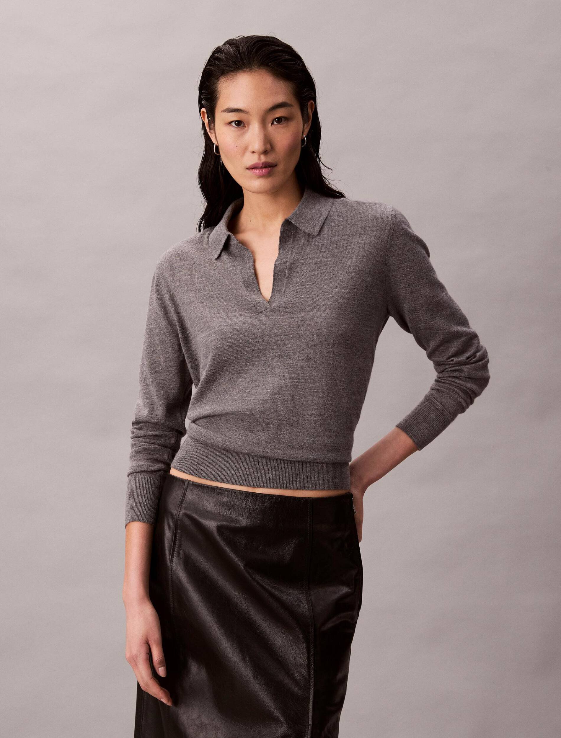Calvin Klein Pulover | Relaxed fit cu adaos de lână