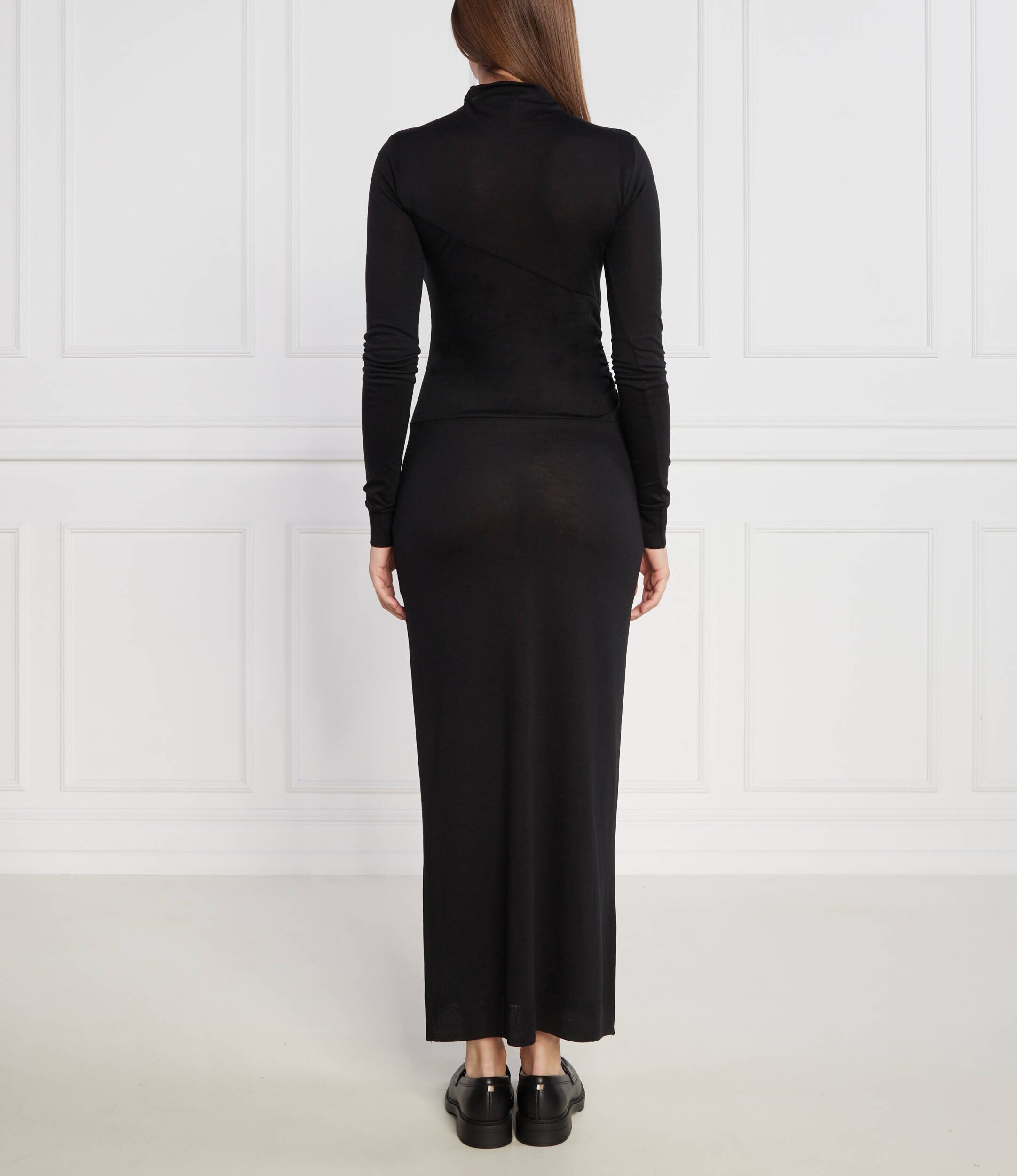 Calvin Klein Rochie GATHERED WAIST LYOCELL