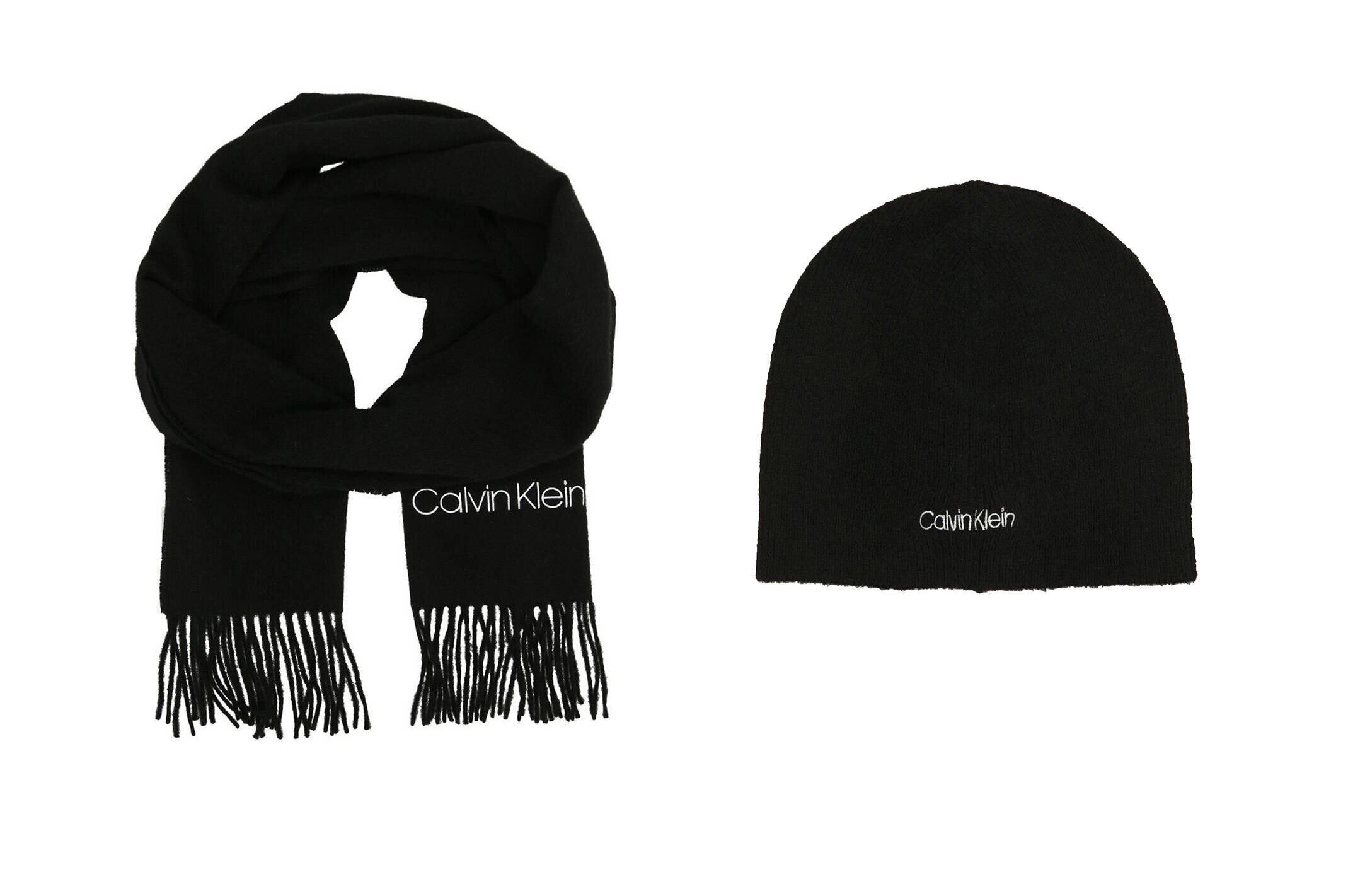 Calvin Klein Șal + căciulă cu adaos de lână
