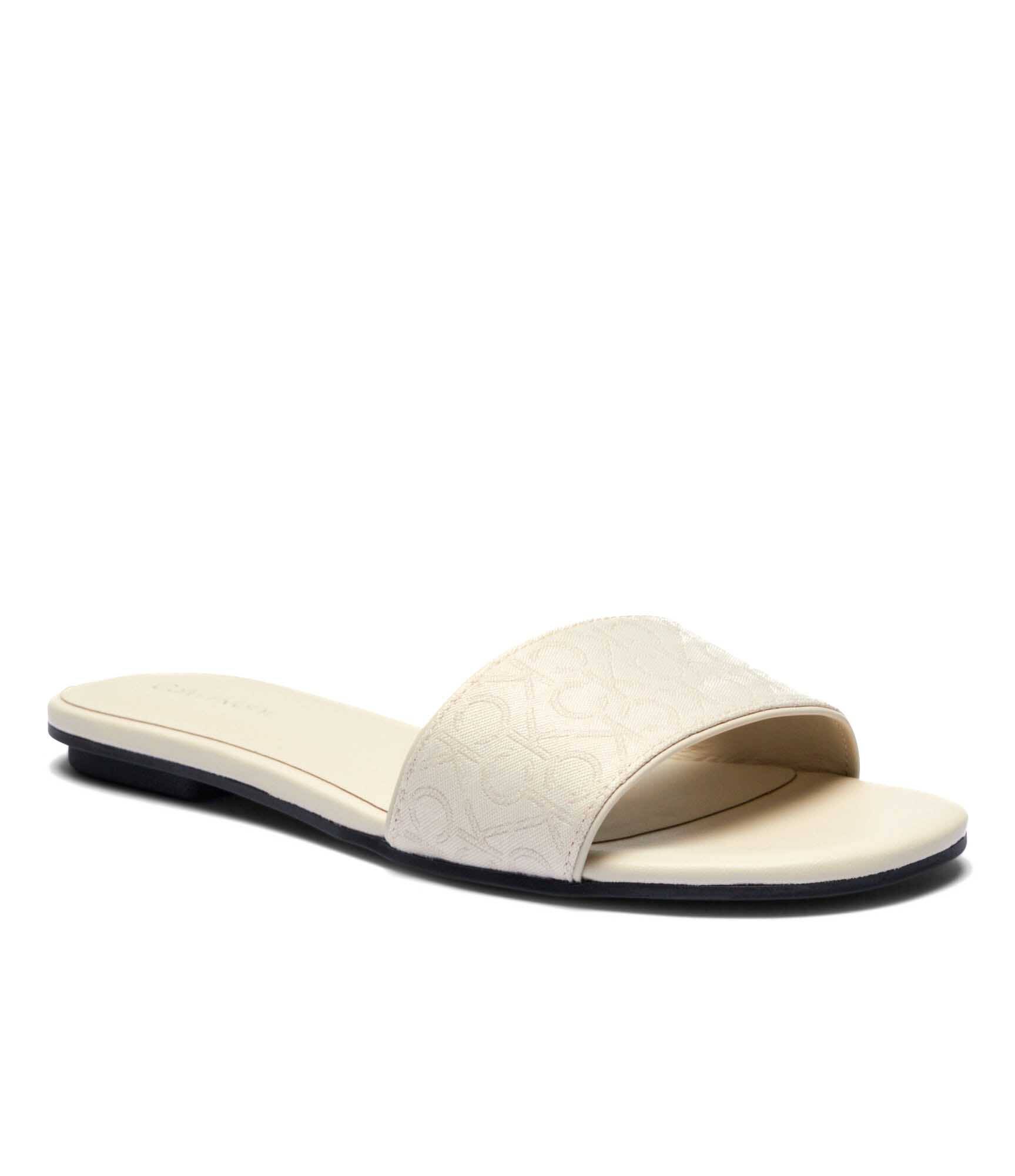 Calvin Klein Șlapi cu adaos de piele