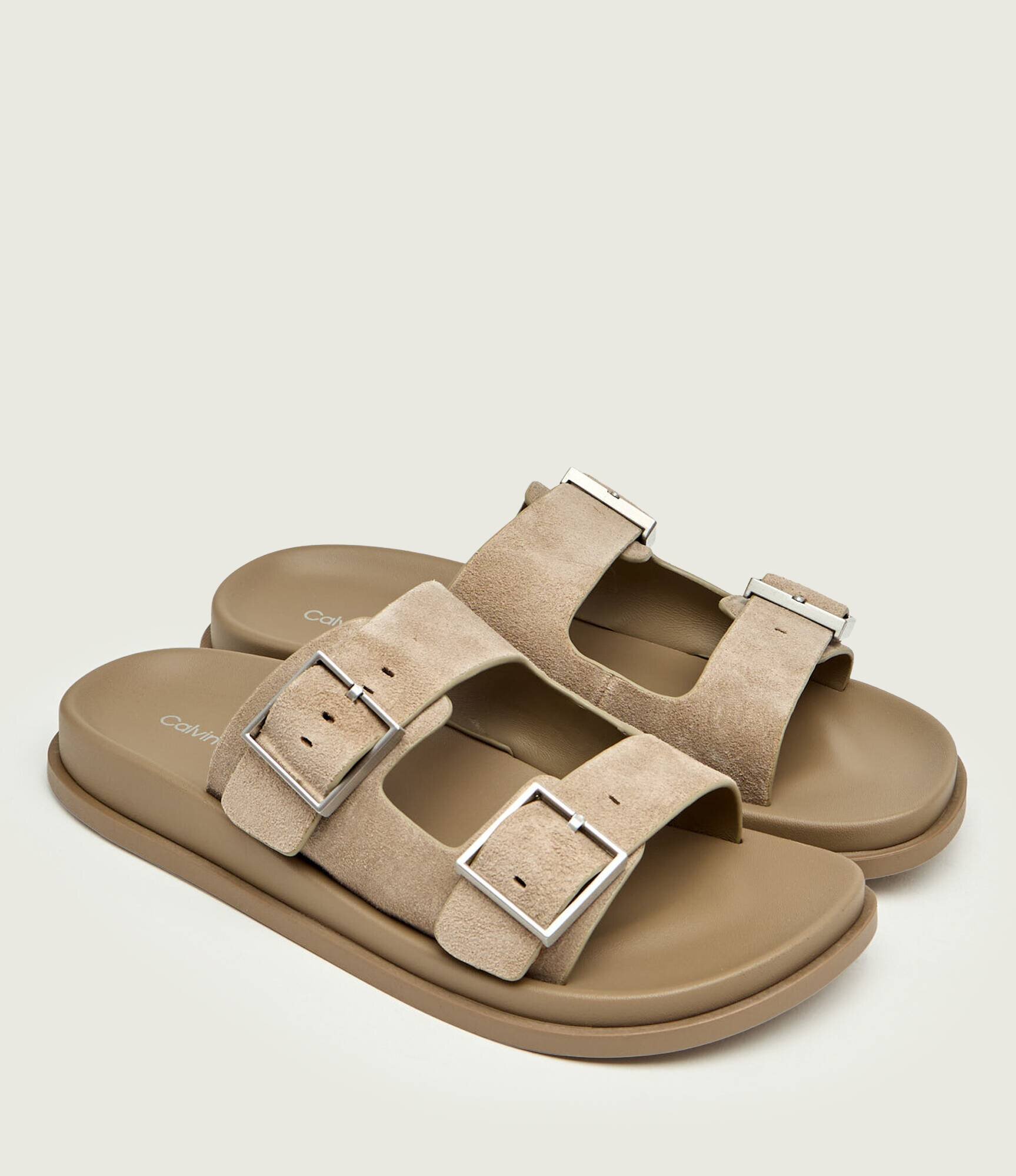 Calvin Klein Șlapi | piele întoarsă