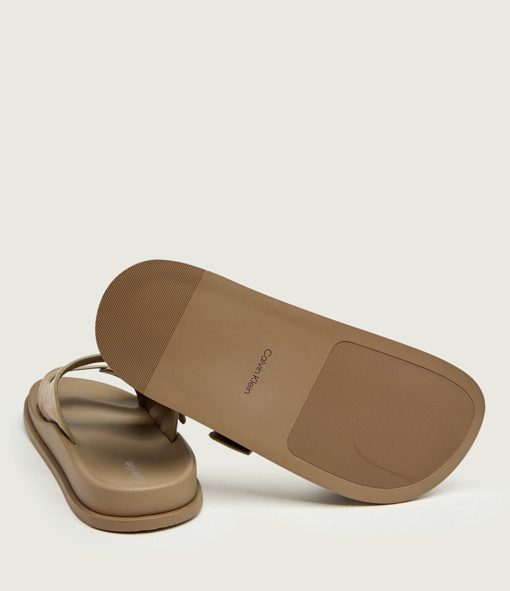 Calvin Klein Șlapi | piele întoarsă