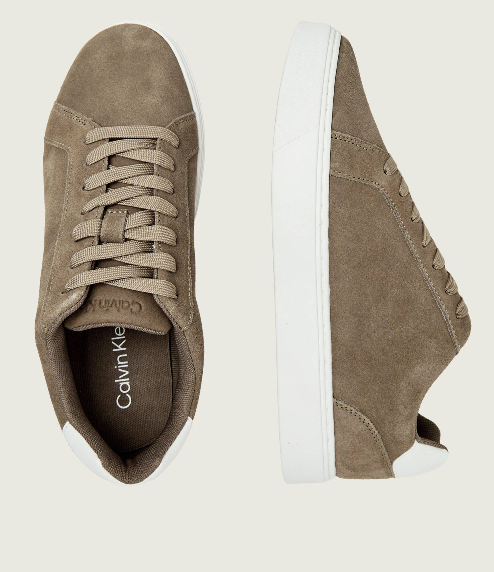 Calvin Klein Sneakers Classic | piele întoarsă