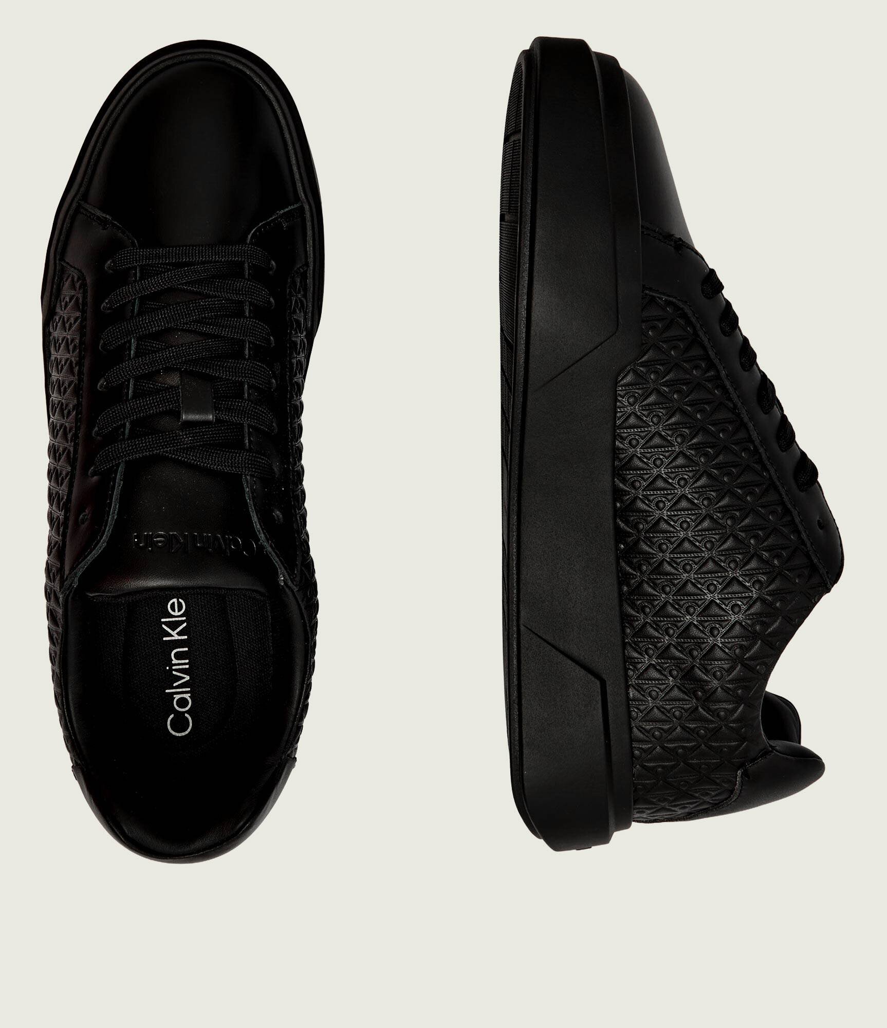 Calvin Klein Sneakers cu adaos de piele