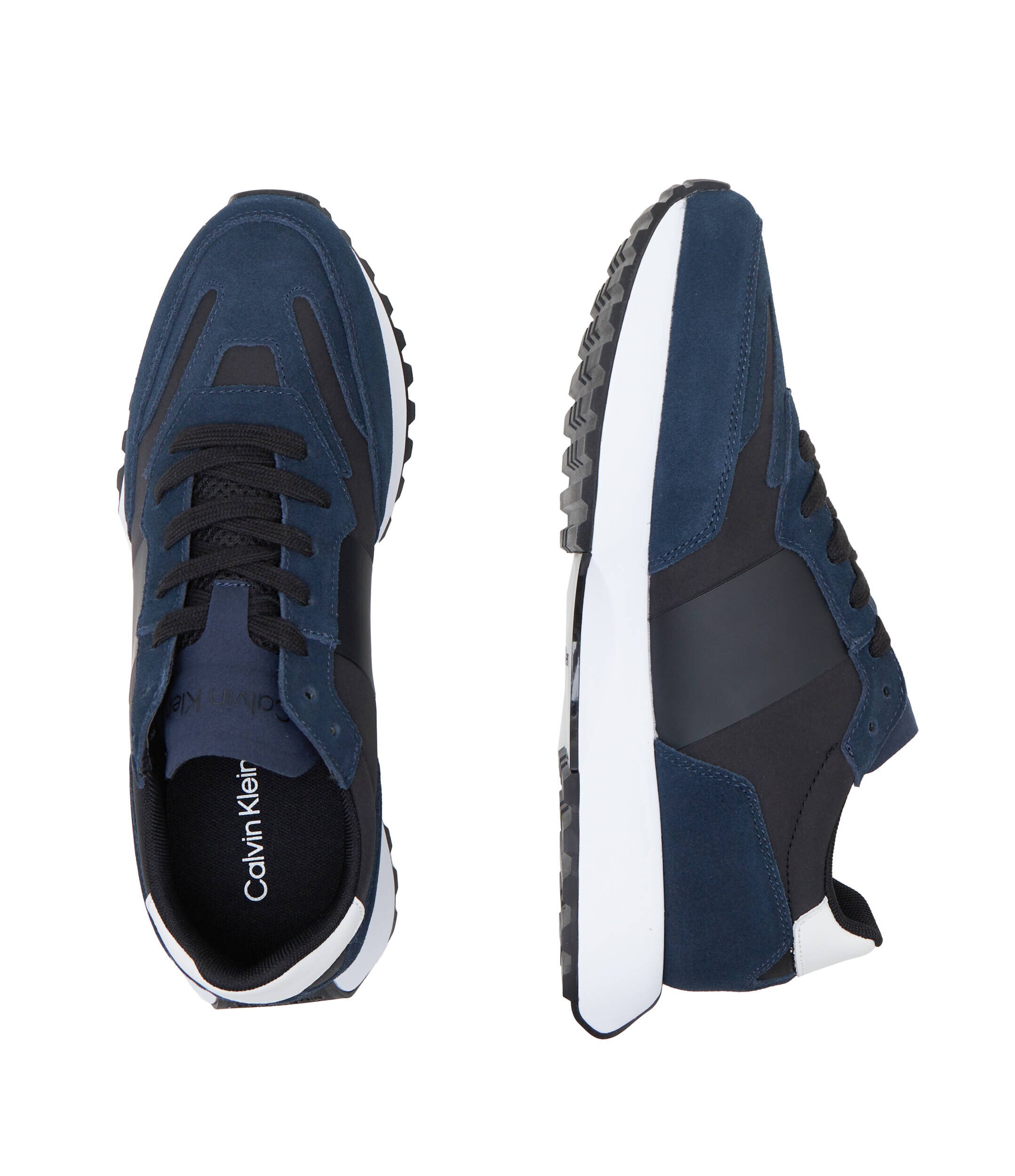 Calvin Klein Sneakers cu adaos de piele