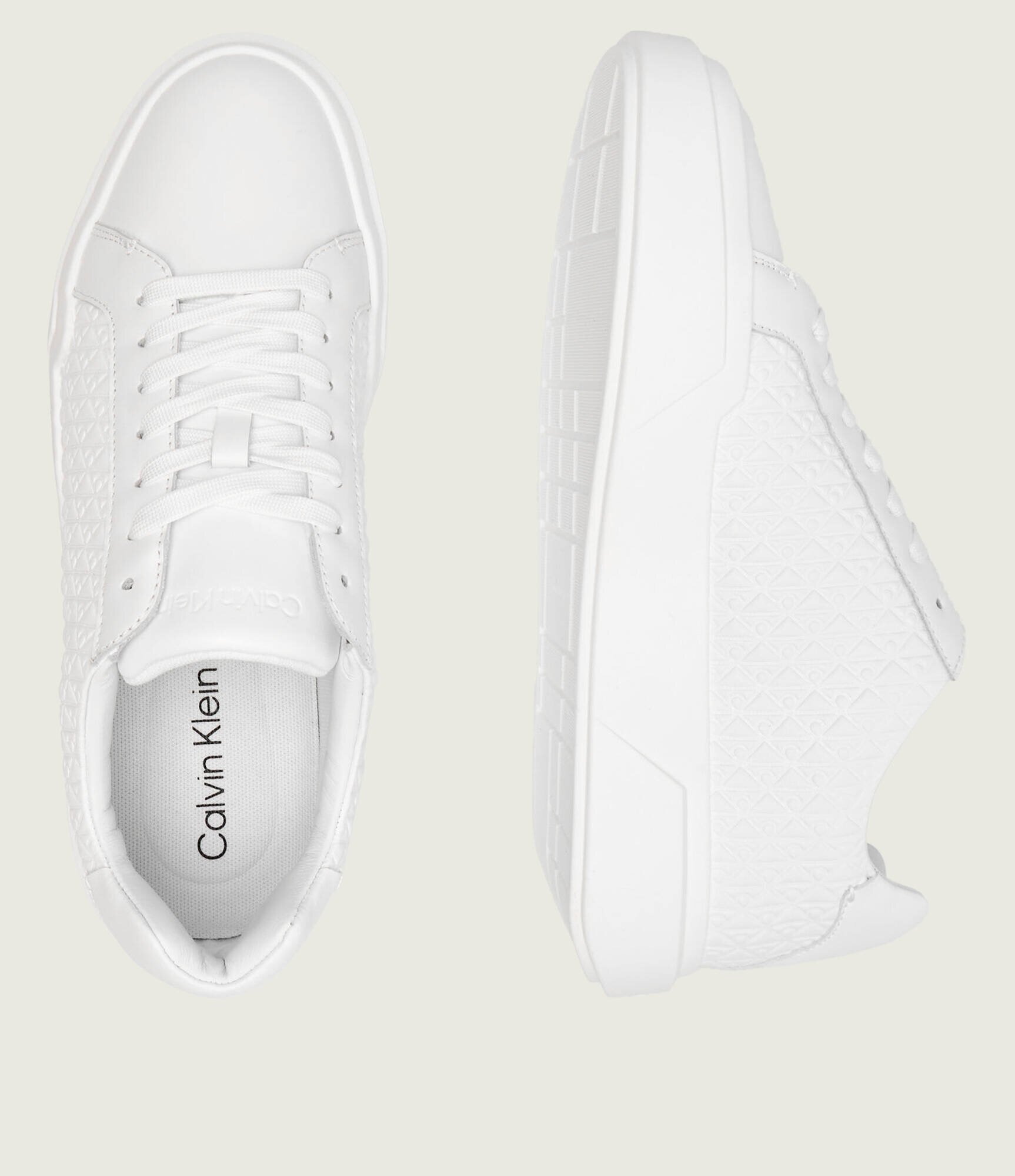 Calvin Klein Sneakers cu adaos de piele