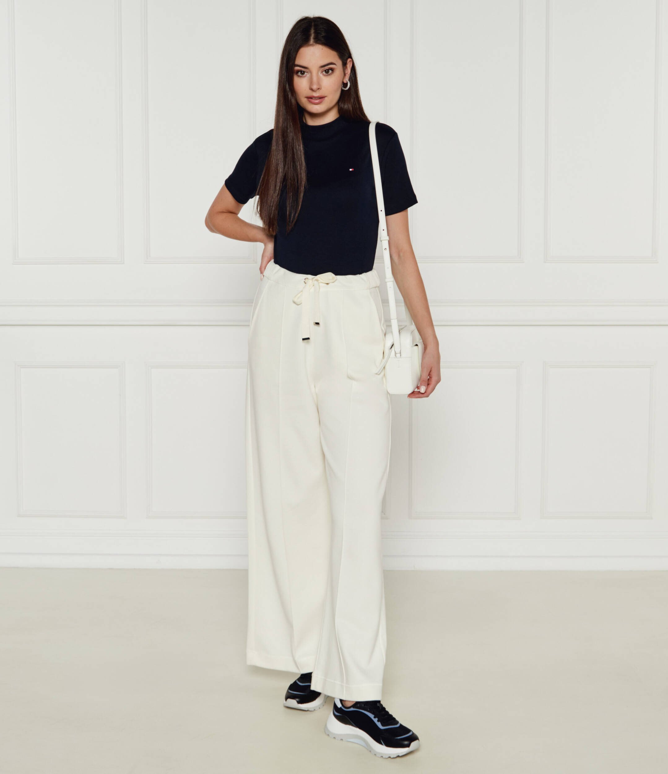 Calvin Klein Sneakers cu adaos de piele