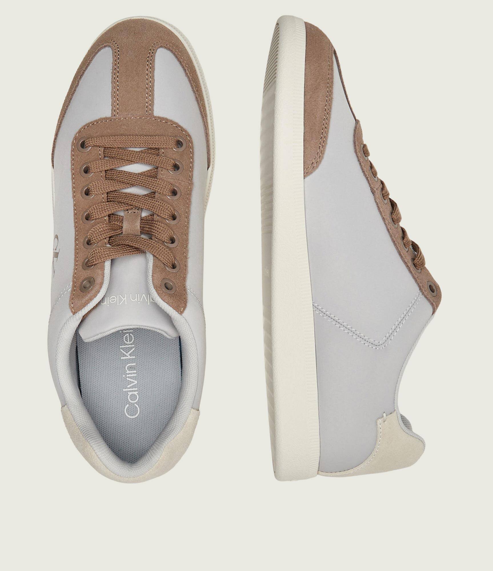 Calvin Klein Sneakers LOW CUPSOLE | piele întoarsă