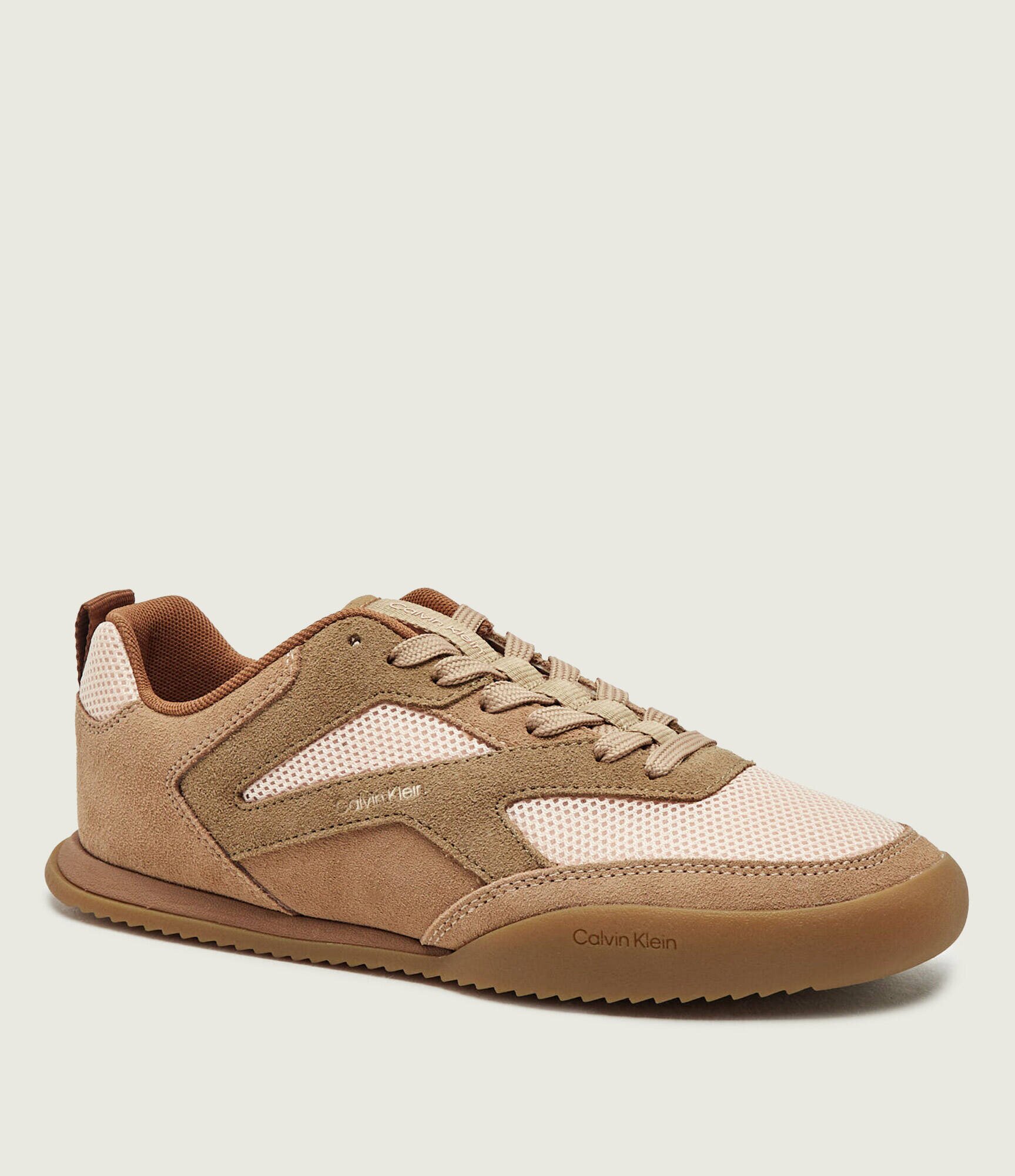 Calvin Klein Sneakers Low Pro Runner | piele întoarsă