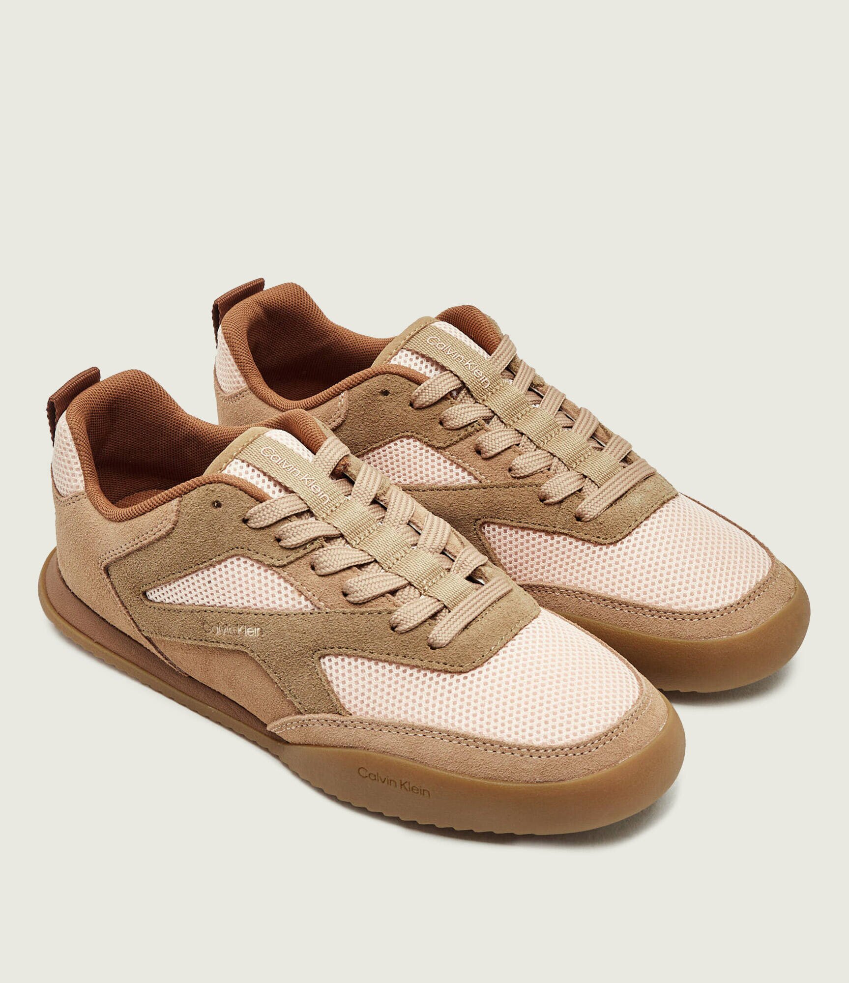 Calvin Klein Sneakers Low Pro Runner | piele întoarsă