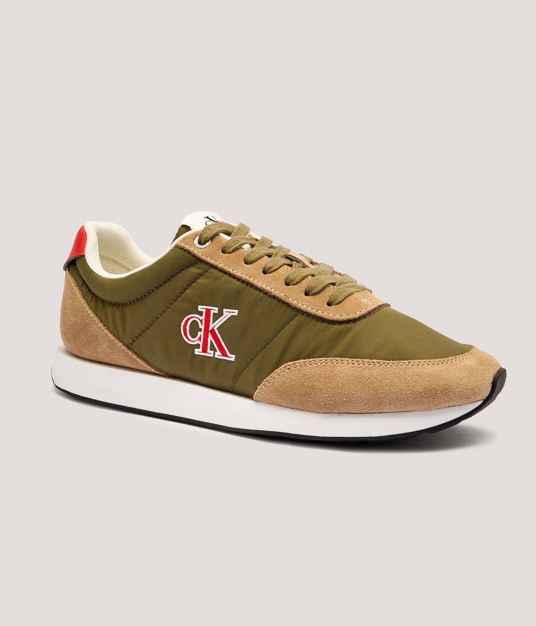 Calvin Klein Sneakers RETRO cu adaos de piele