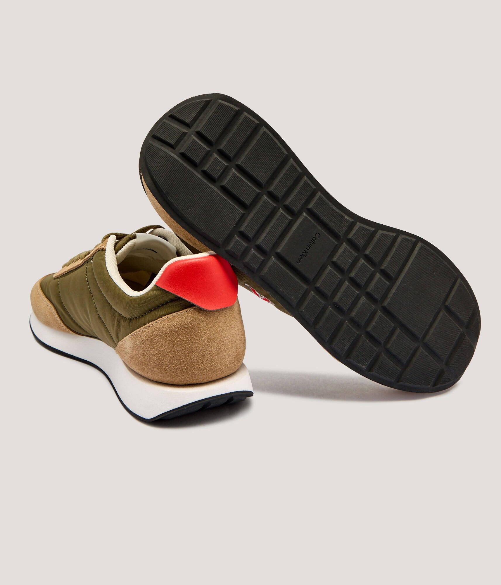 Calvin Klein Sneakers RETRO cu adaos de piele