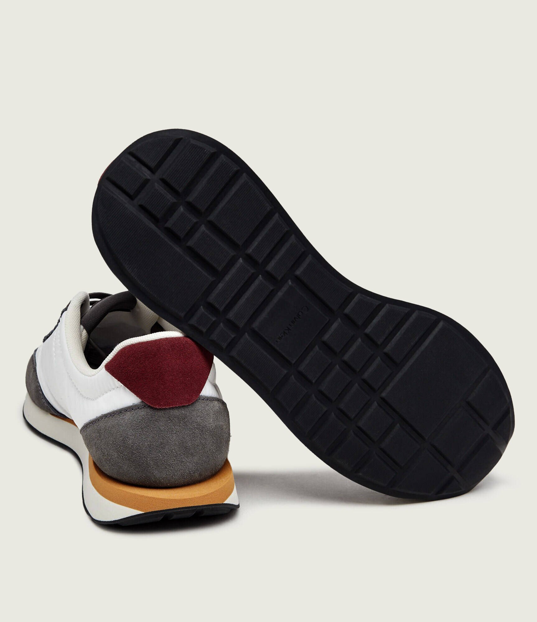Calvin Klein Sneakers RETRO | piele întoarsă