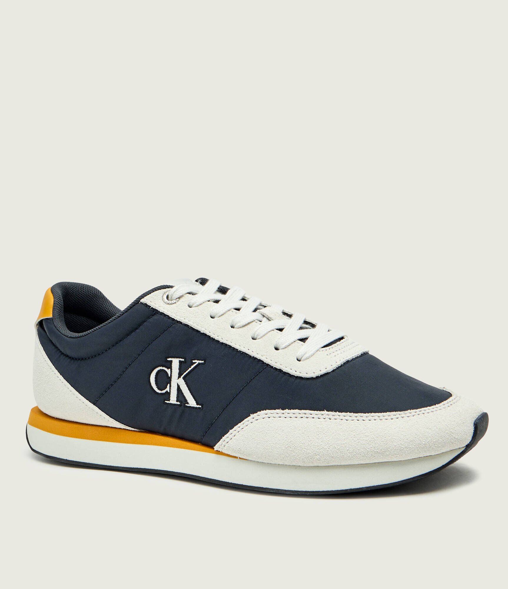 Calvin Klein Sneakers RETRO | piele întoarsă