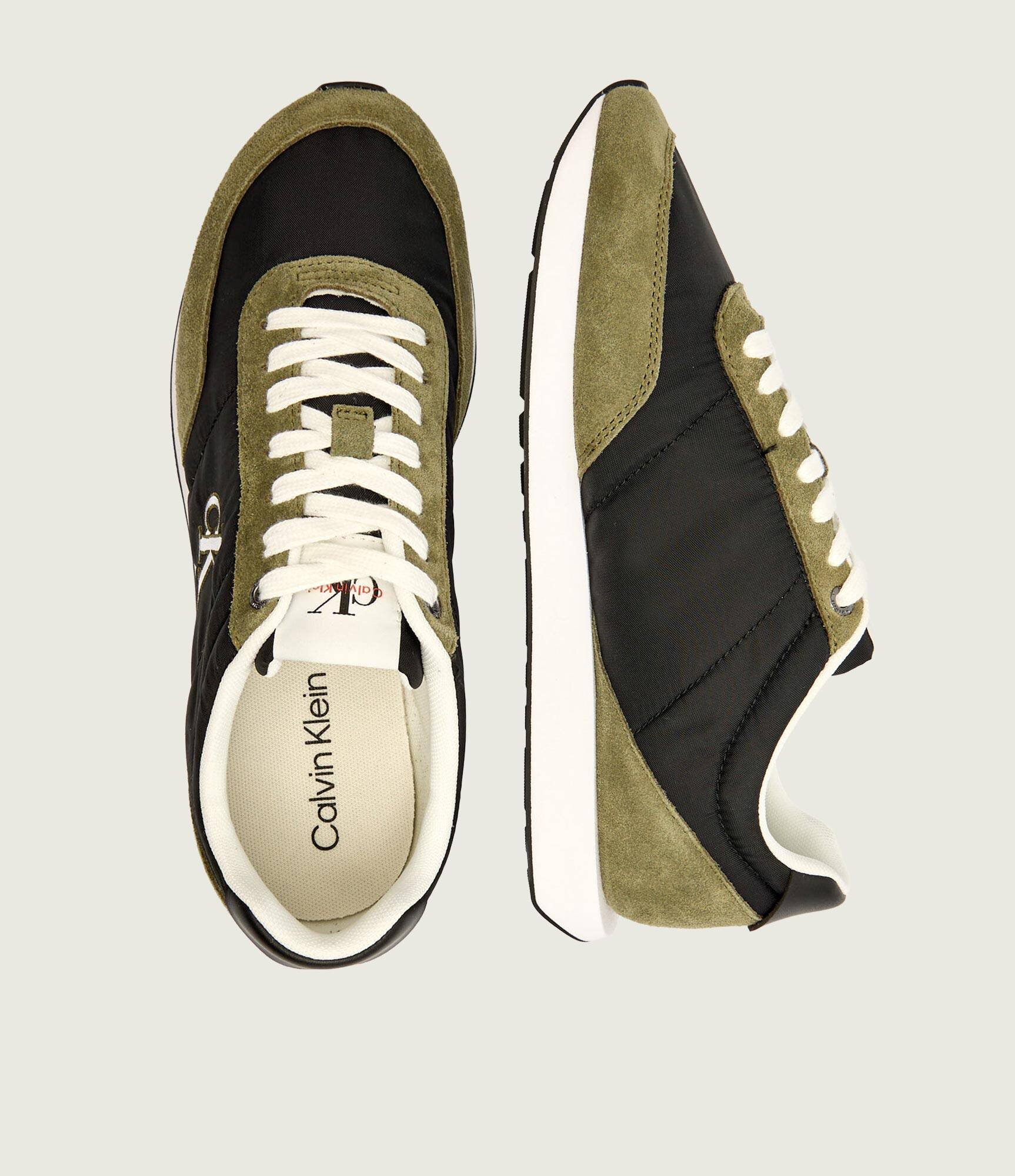 Calvin Klein Sneakers Retro | piele întoarsă