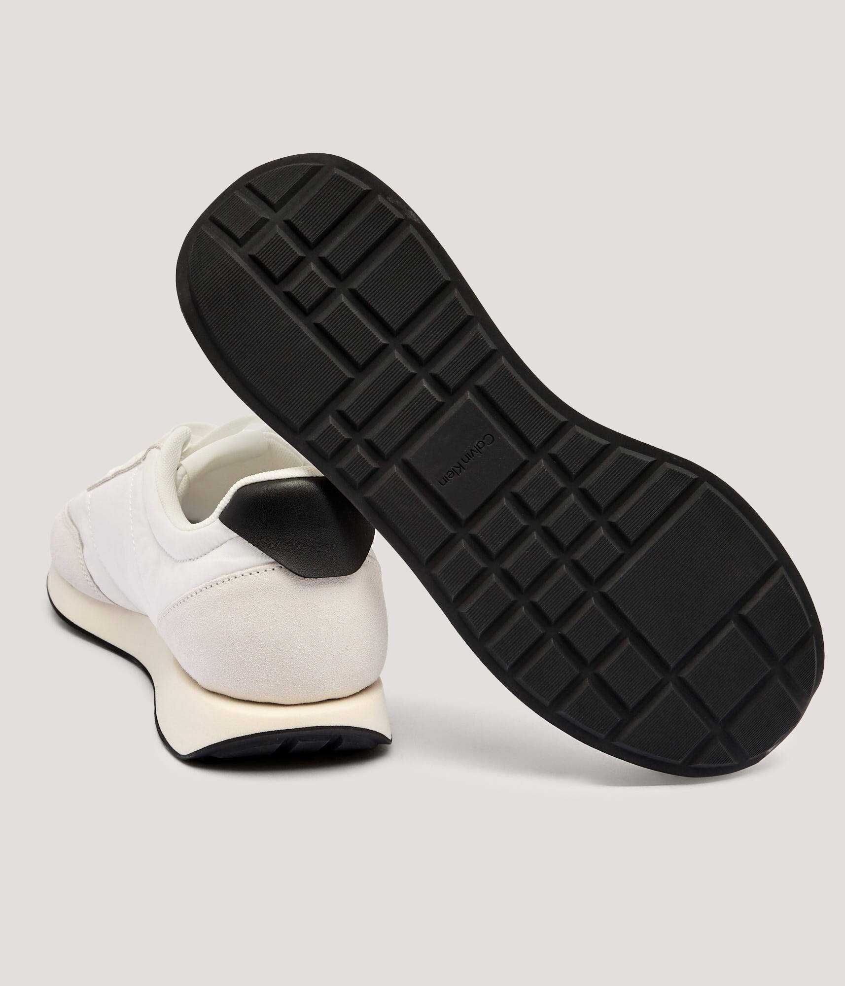 Calvin Klein Sneakers RETRO | piele întoarsă
