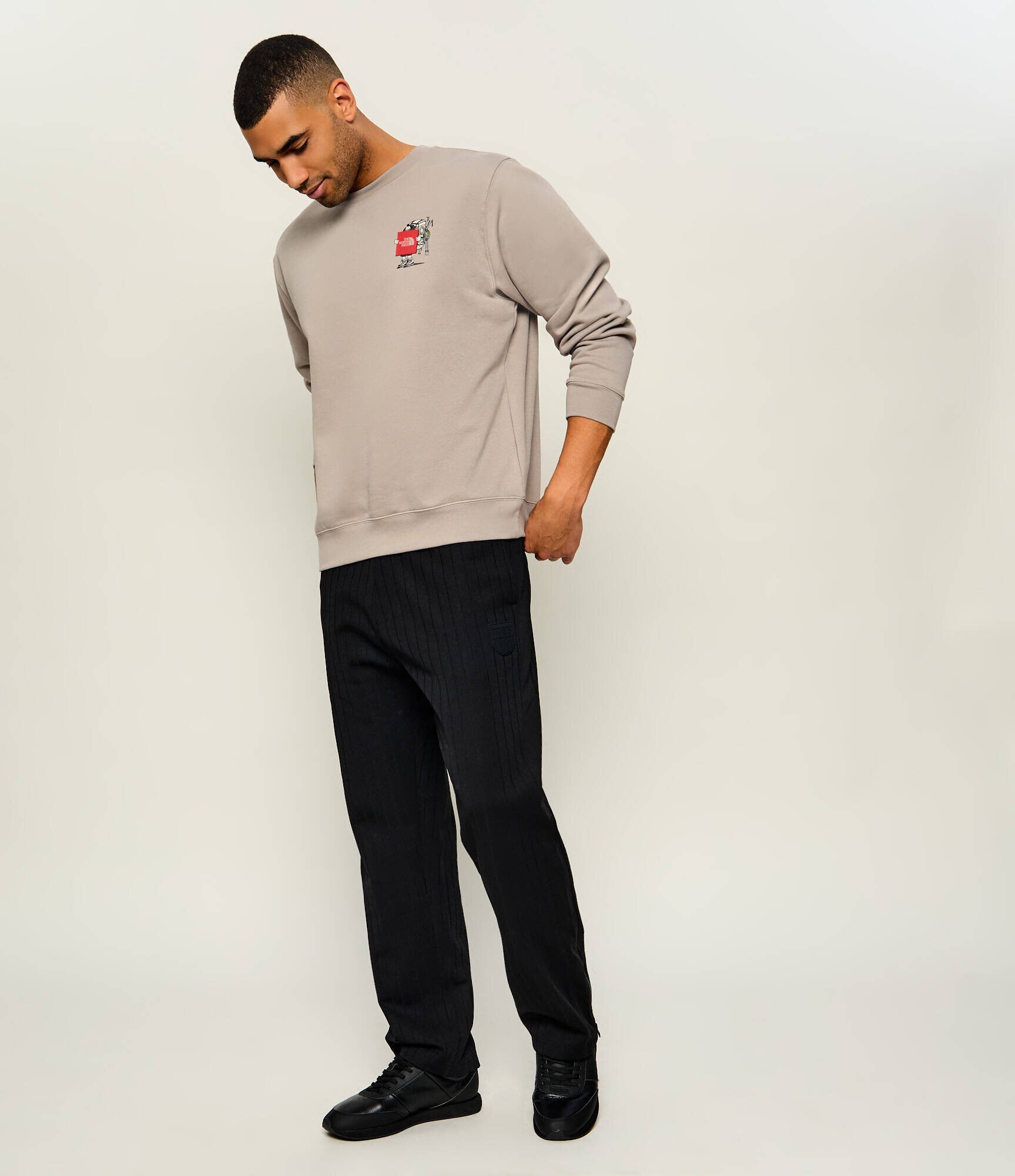 Calvin Klein Sneakers Retro Run cu adaos de piele