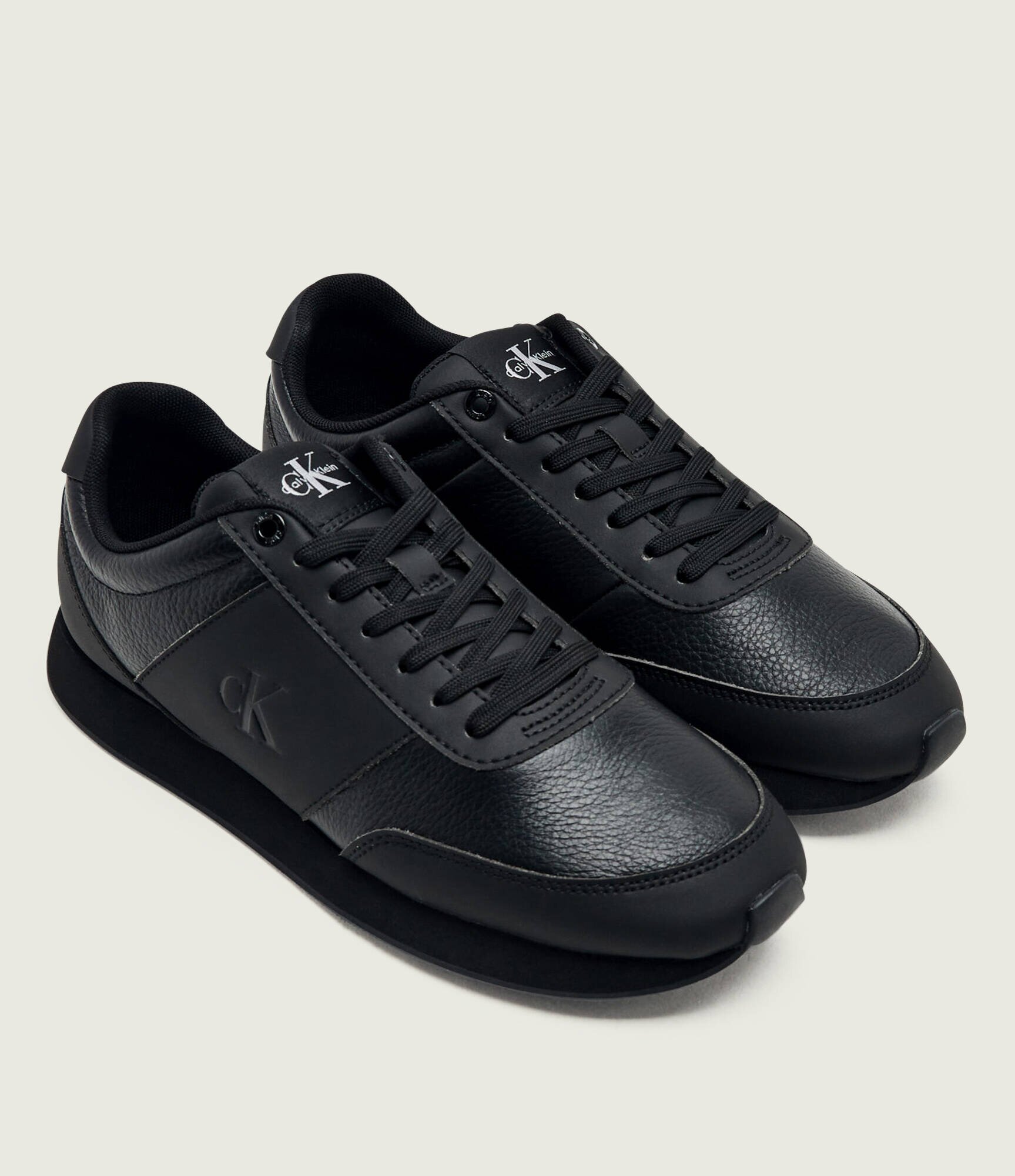 Calvin Klein Sneakers Retro Run cu adaos de piele