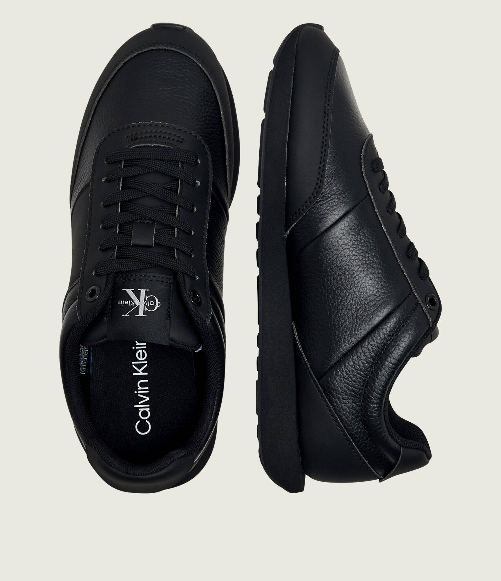 Calvin Klein Sneakers Retro Run cu adaos de piele