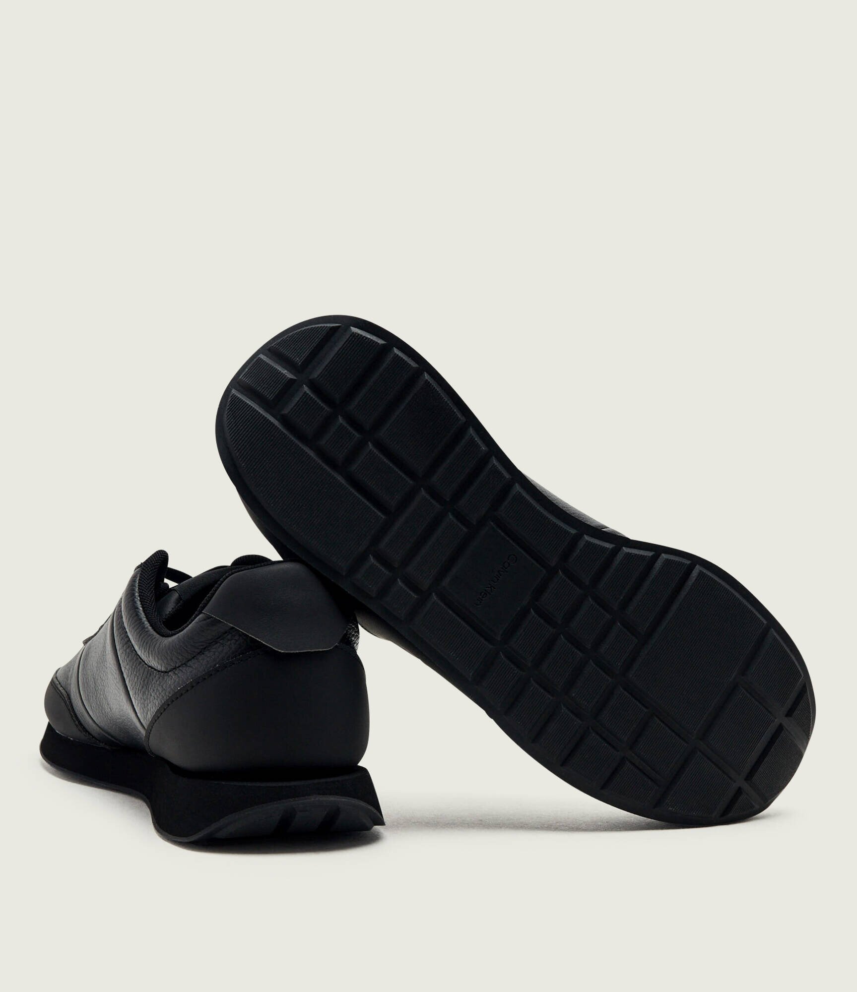 Calvin Klein Sneakers Retro Run cu adaos de piele