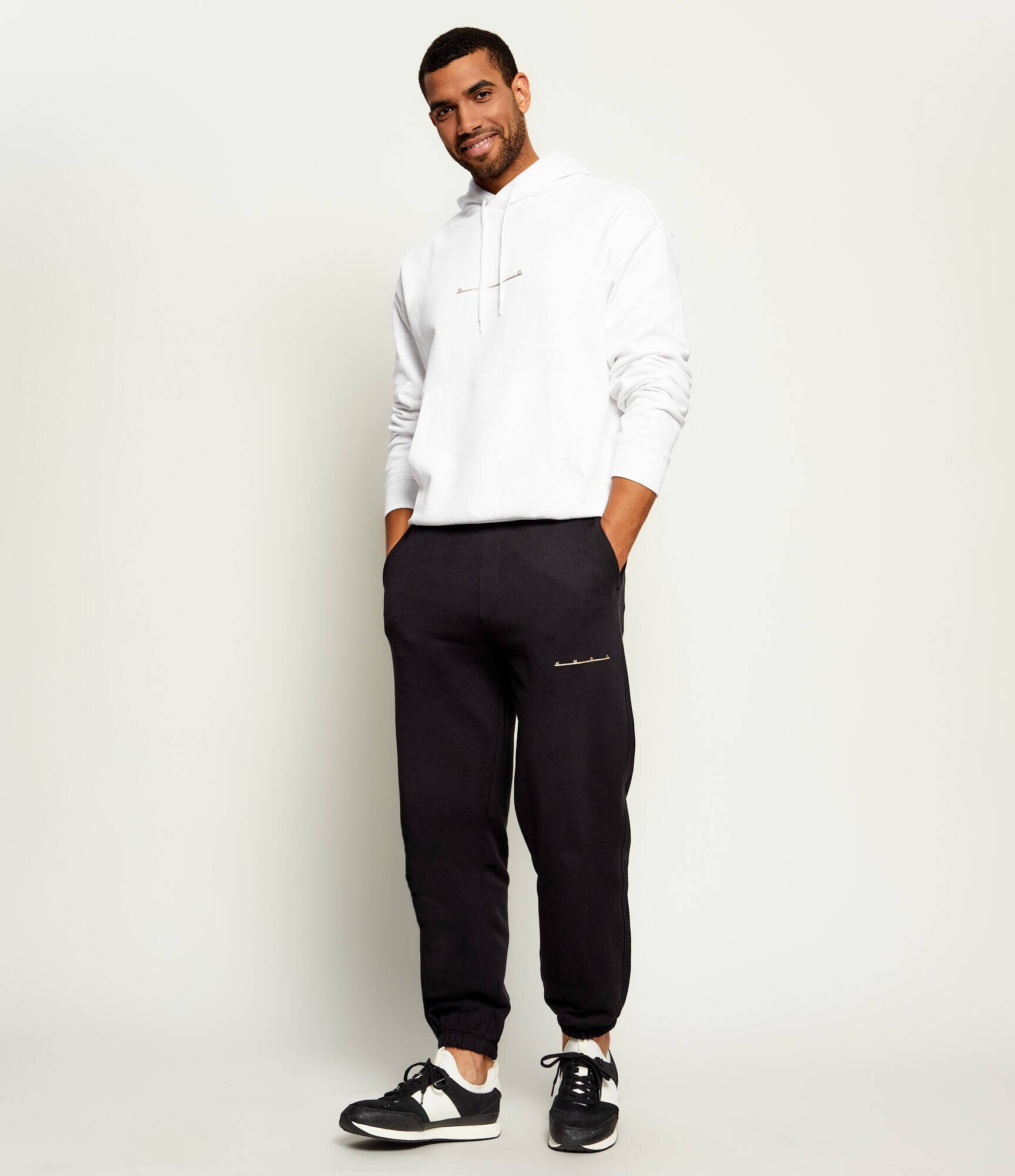 Calvin Klein Sneakers Retro Runner | piele întoarsă