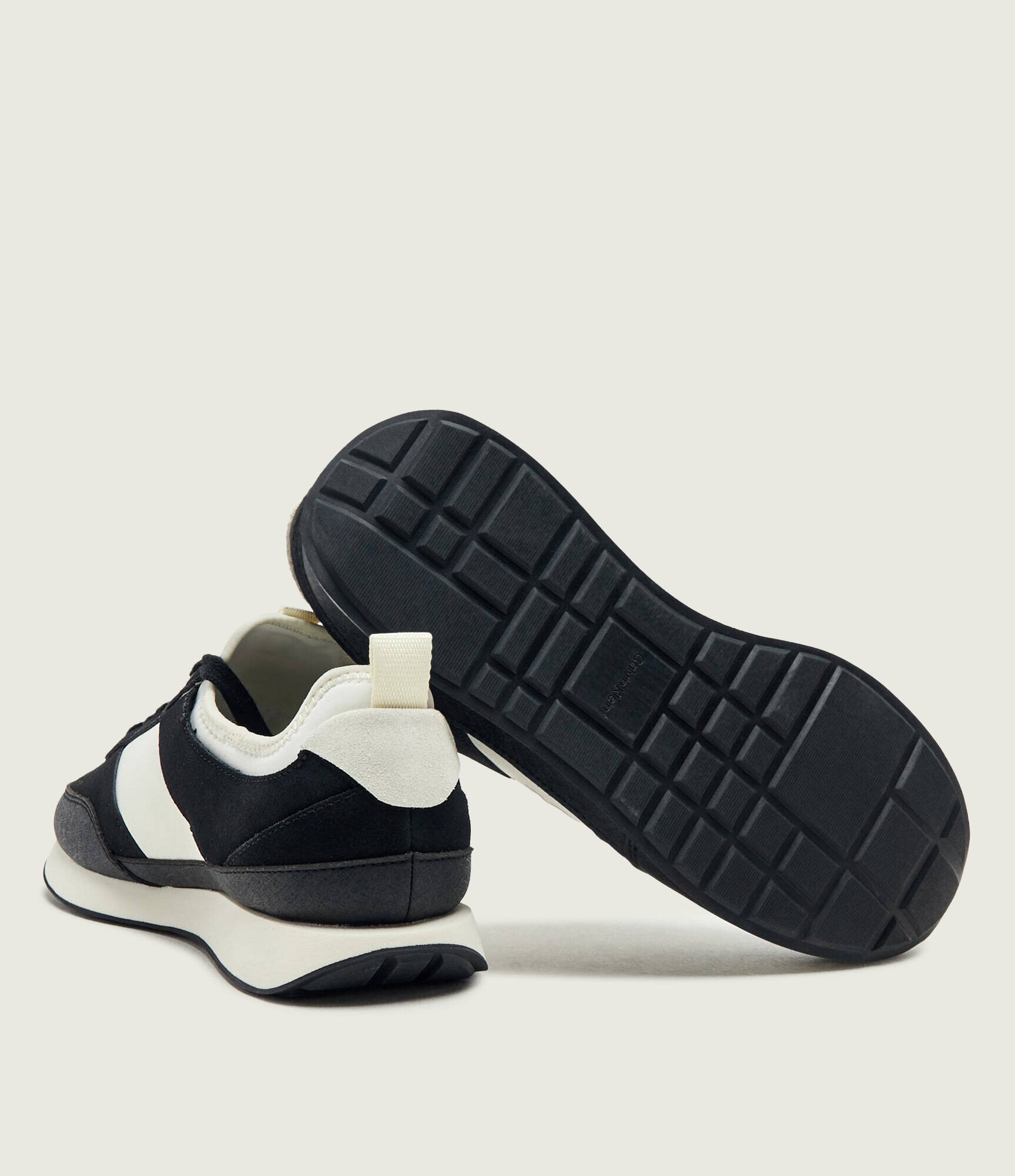 Calvin Klein Sneakers Retro Runner | piele întoarsă