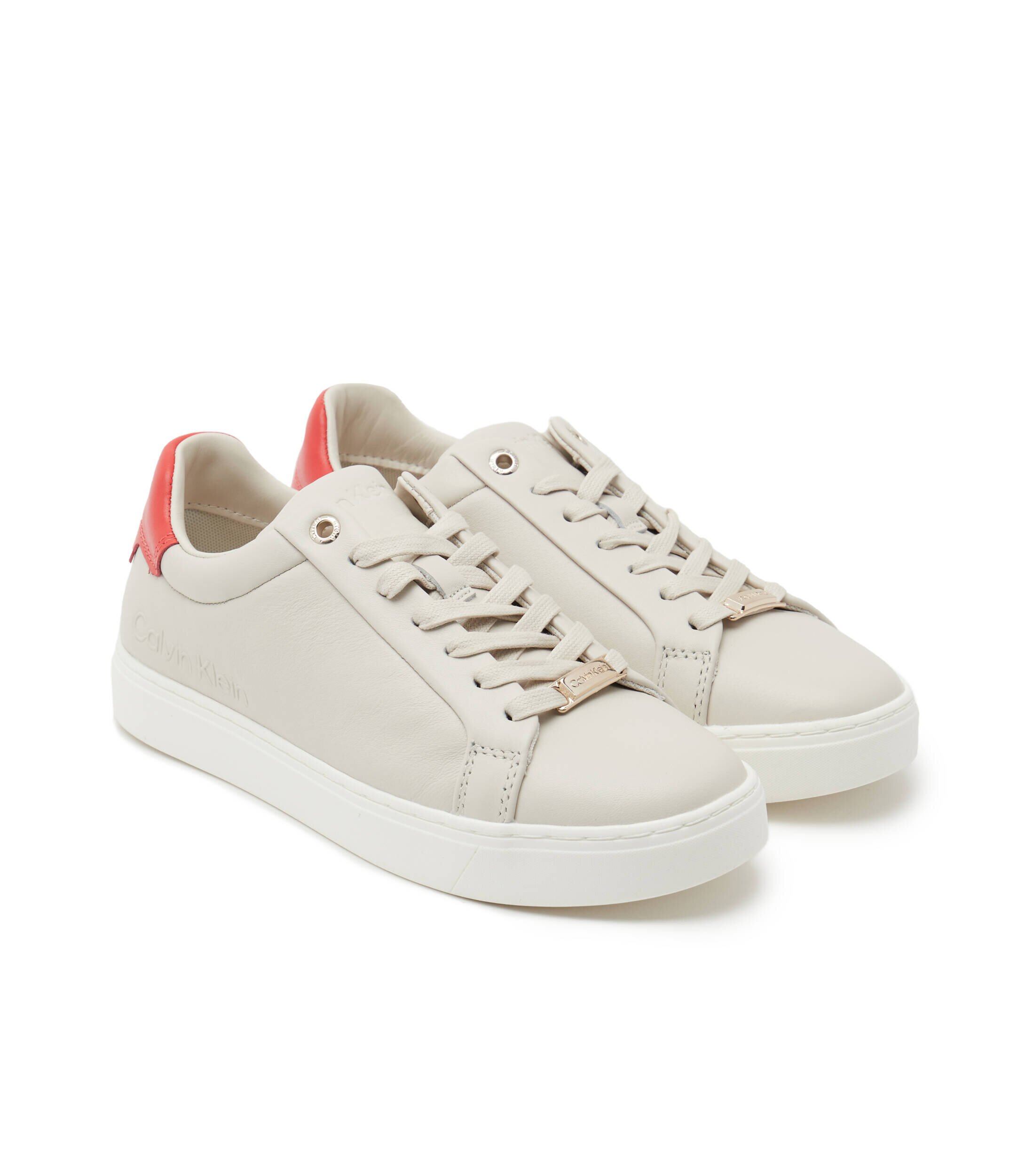 Calvin Klein Teniși din piele Cupsole