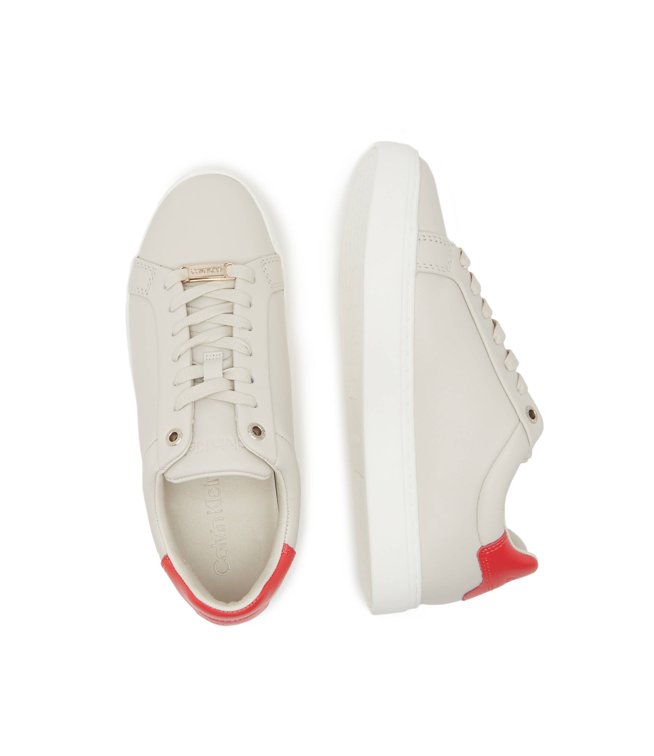 Calvin Klein Teniși din piele Cupsole