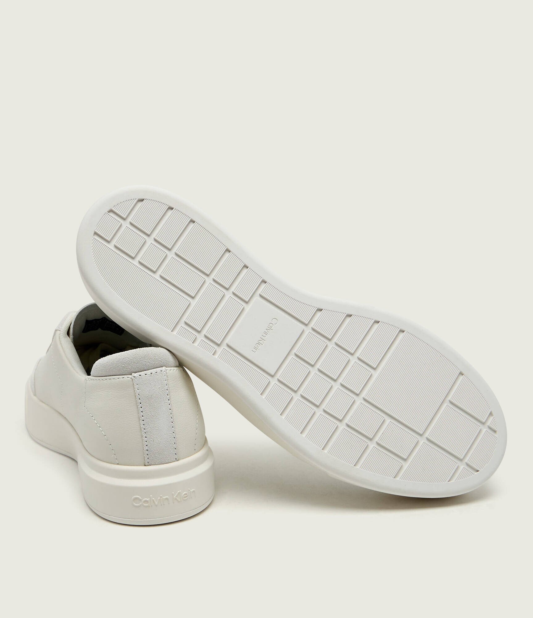 Calvin Klein Teniși din piele CUPSOLE | piele întoarsă