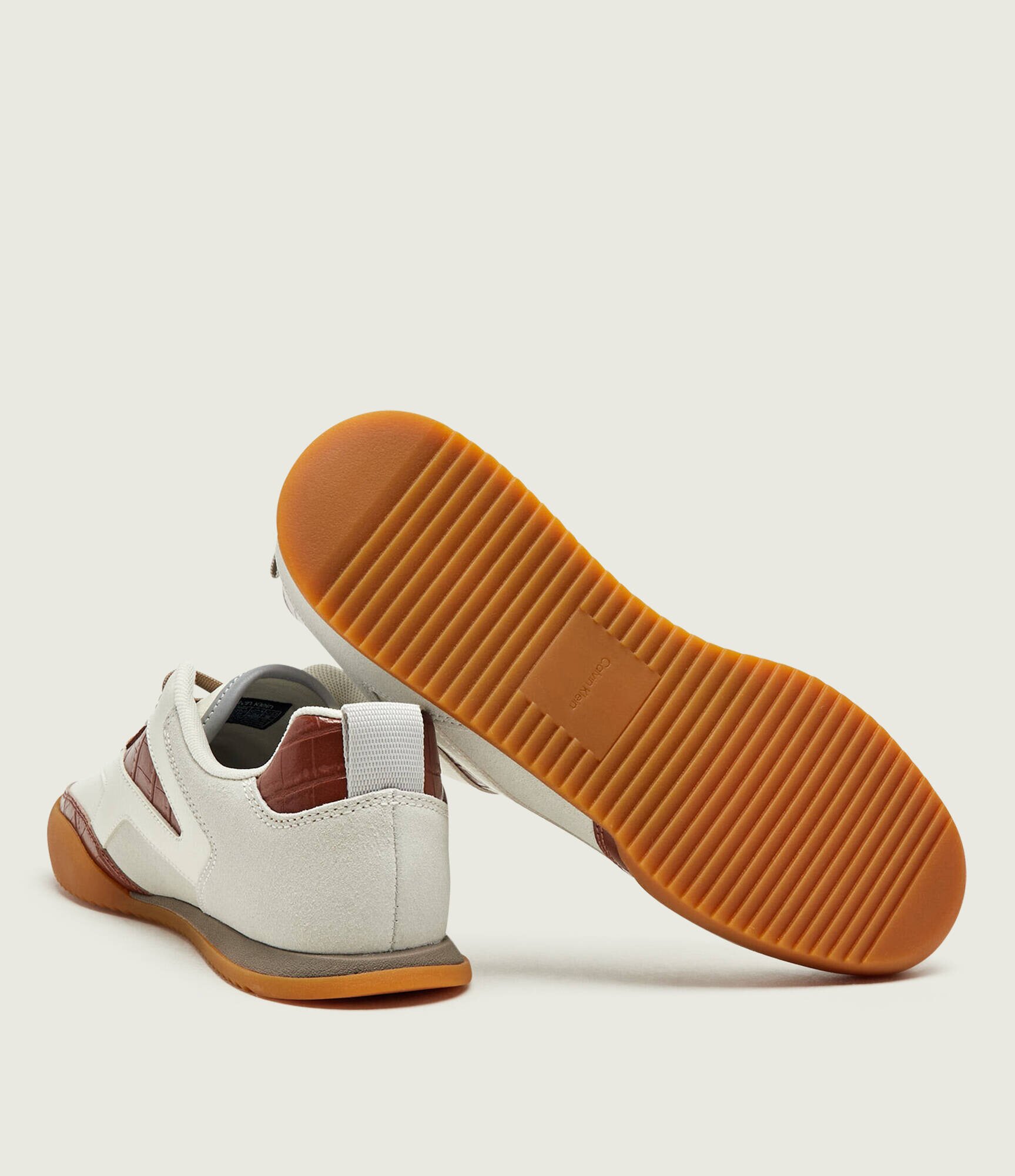 Calvin Klein Teniși din piele Kayla | piele întoarsă