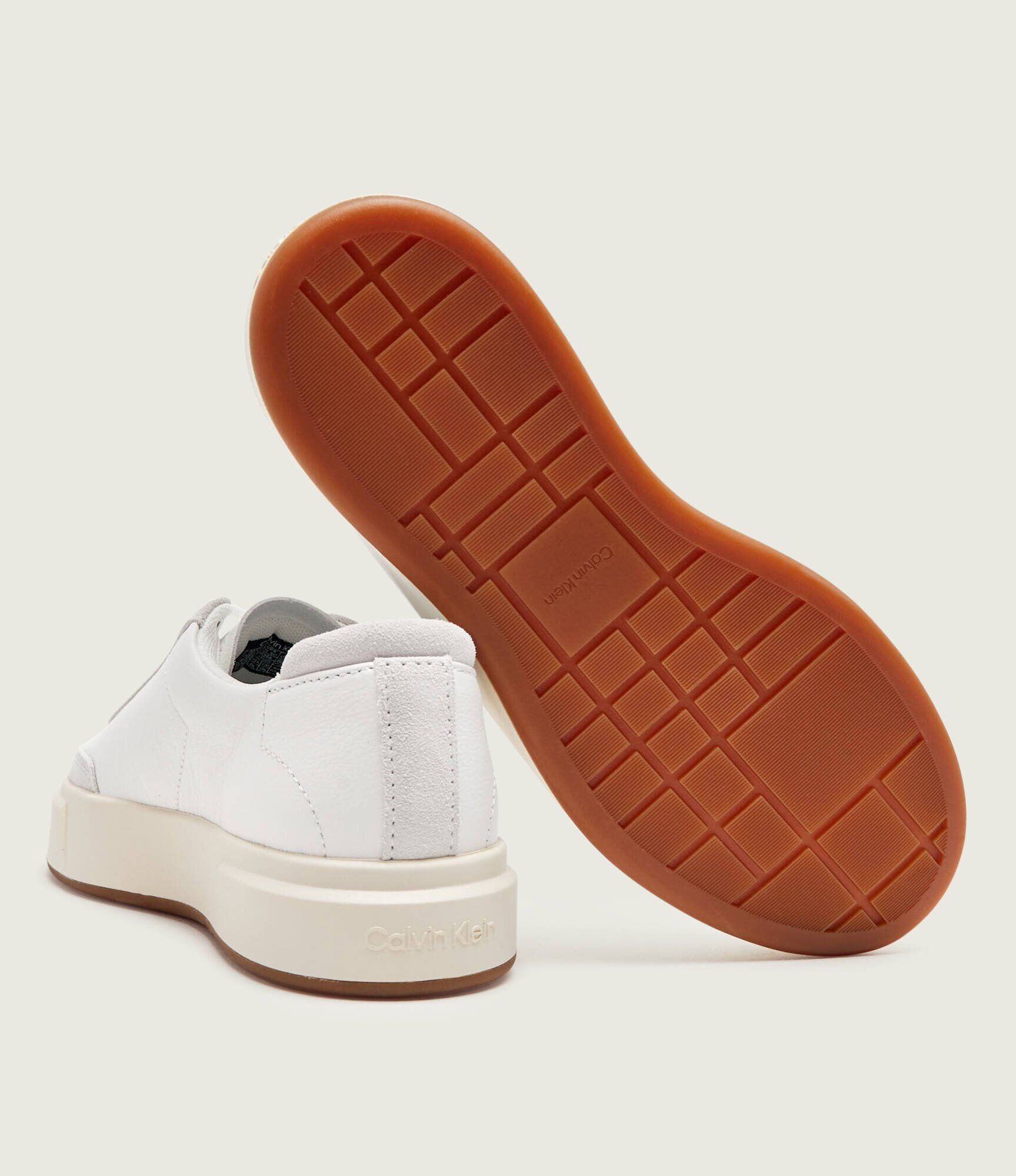 Calvin Klein Teniși din piele Premier | piele întoarsă