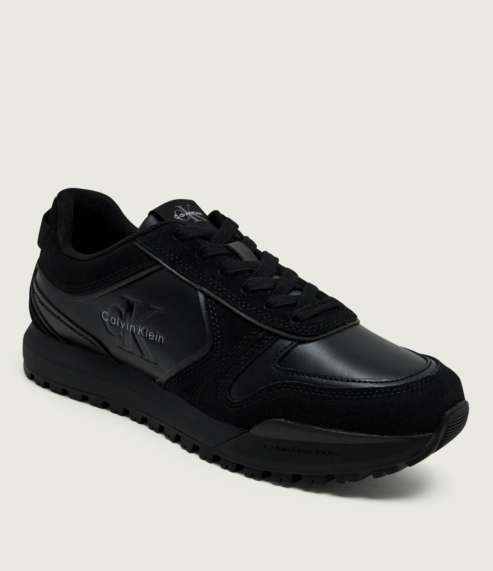 Calvin Klein Teniși din piele Toothy | piele întoarsă