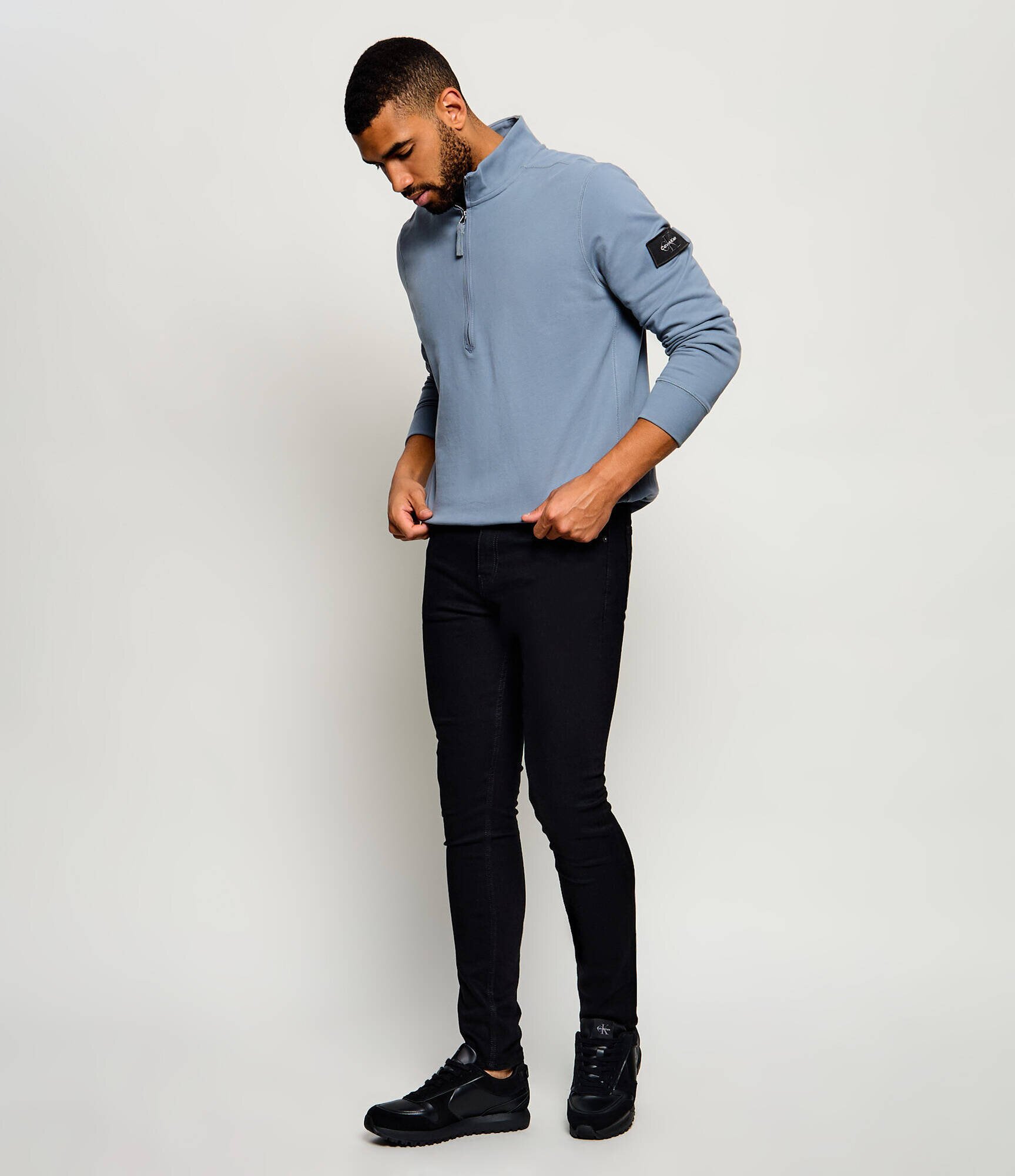 Calvin Klein Teniși din piele Toothy | piele întoarsă