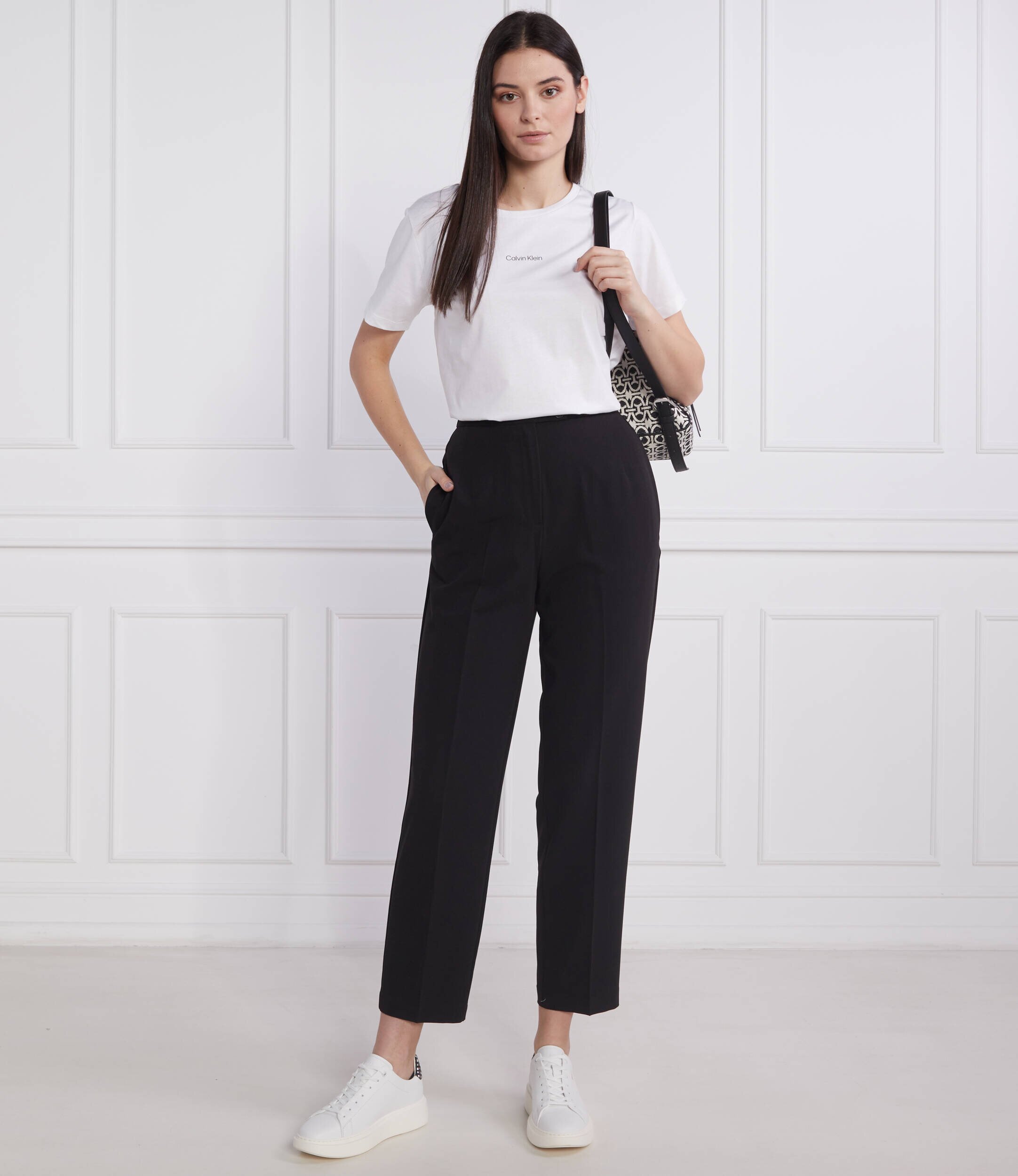 Calvin Klein Tricou MICRO LOGO | Regular Fit